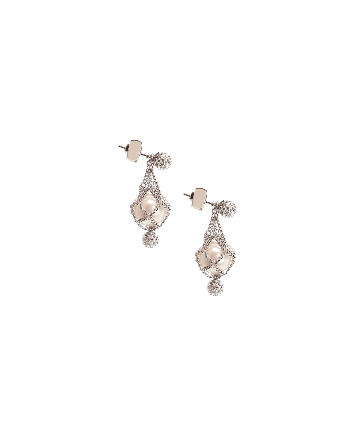 Givenchy 'pearling' Earrings - Silver