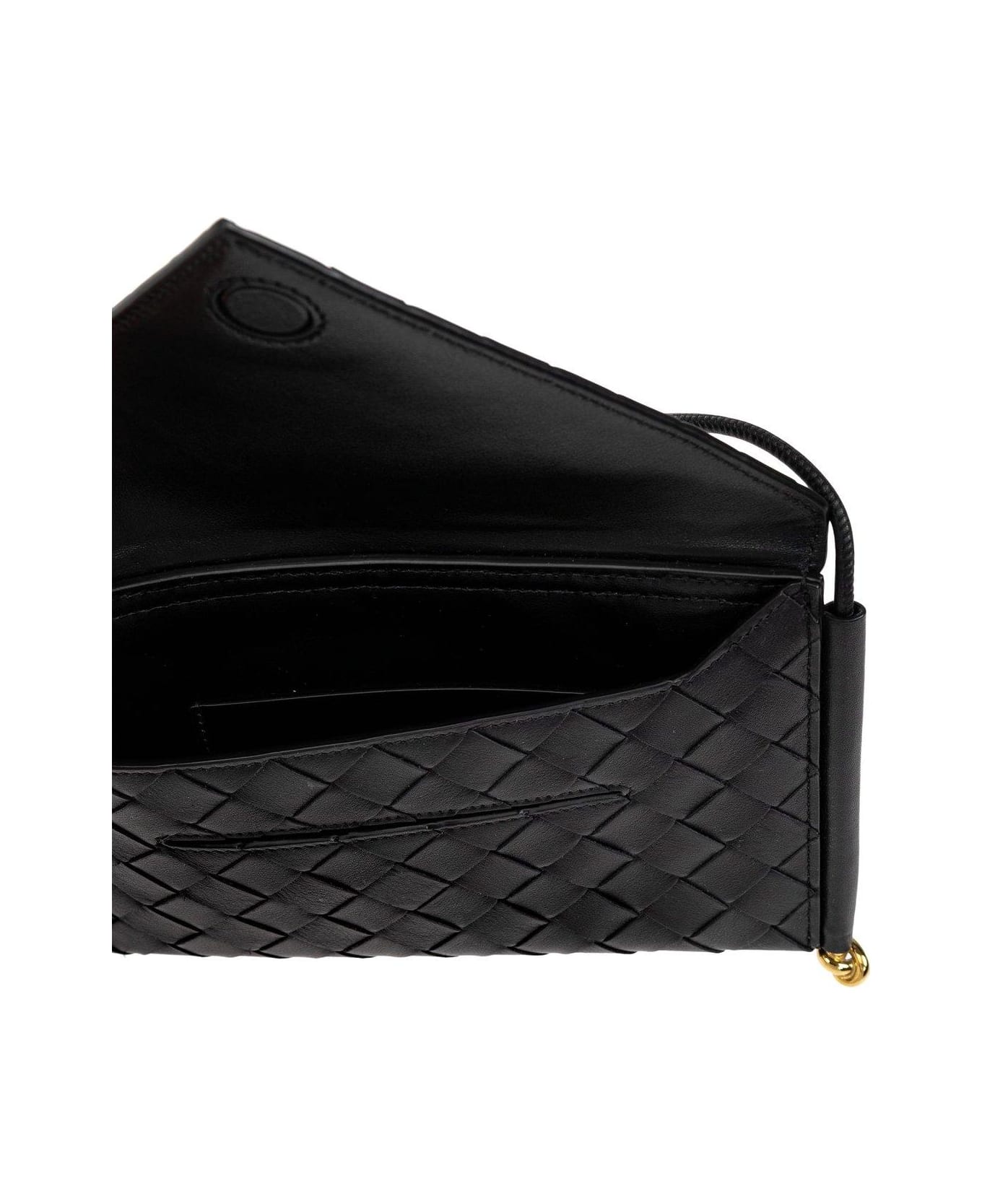 Bottega Veneta Solstice Horizontal Phone Pouch - Black