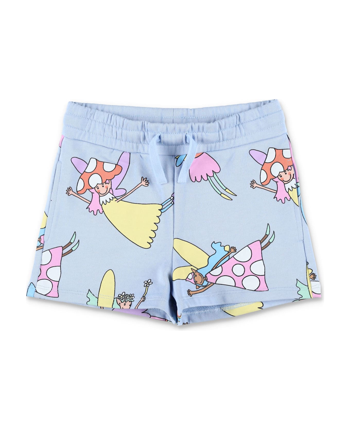 Stella McCartney Kids Kid - Fairies Print Shorts - LIGHT BLUE