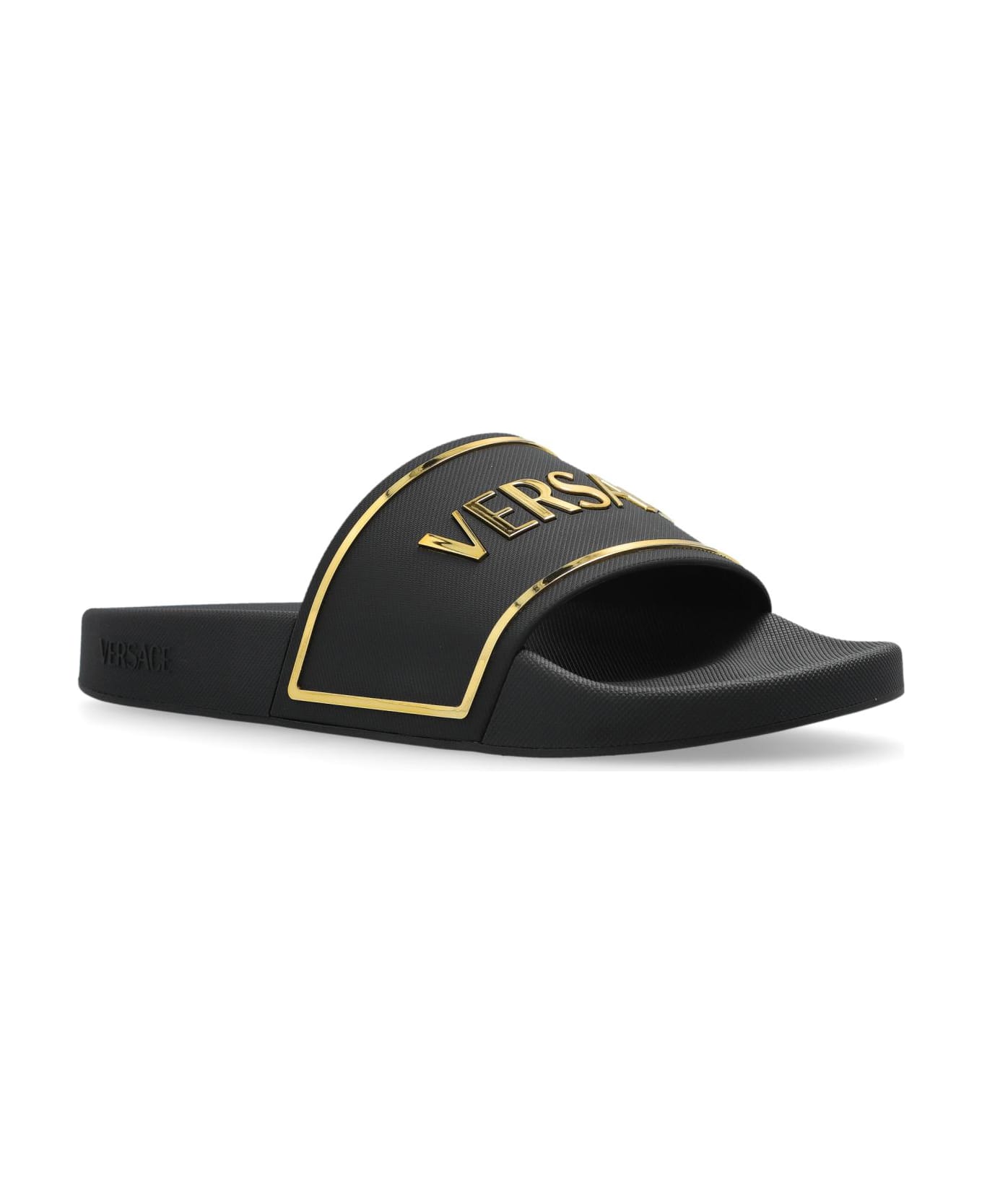 Versace Rubber Flip-flops - BLACK