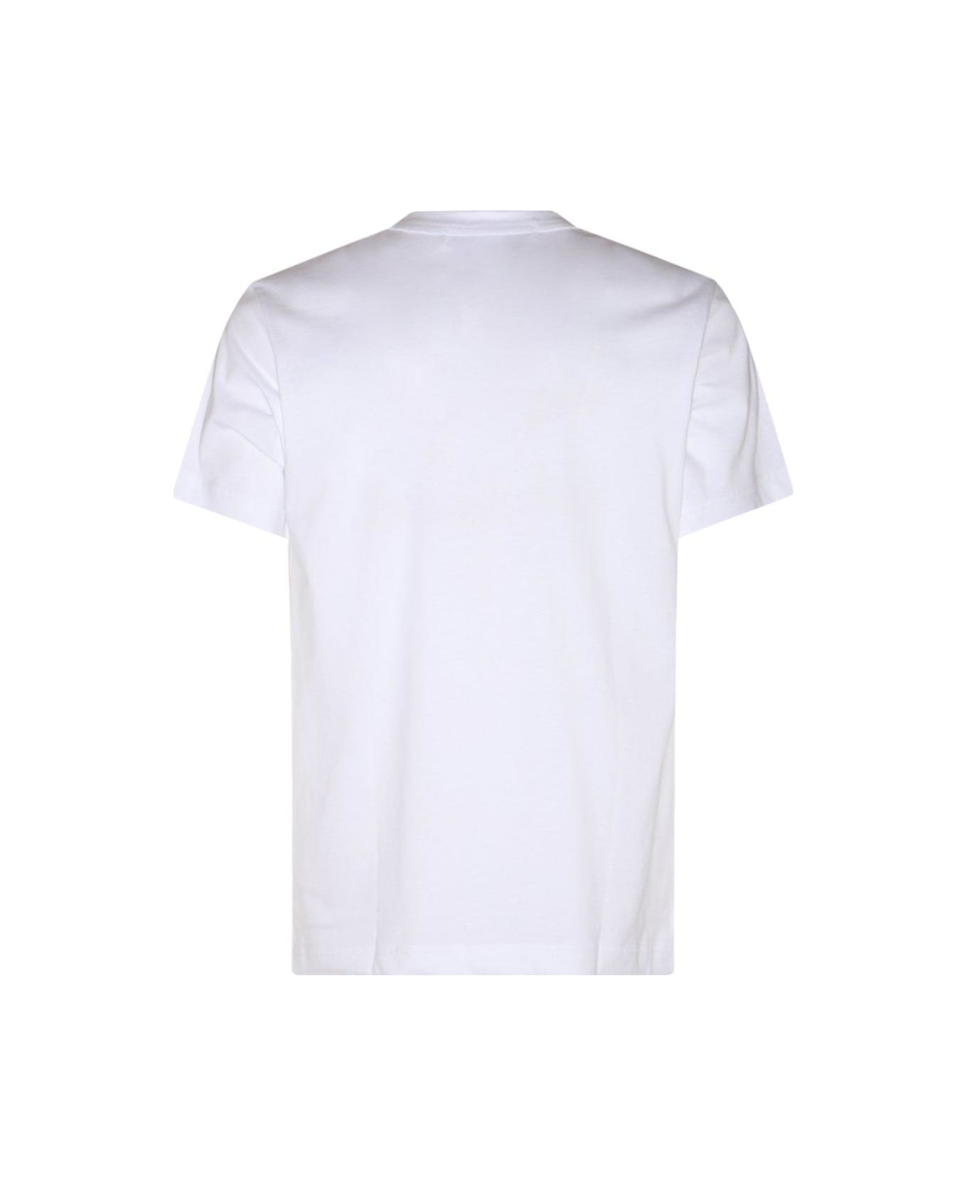 Comme des Garçons Graphic Printed Crewneck T-shirt - White