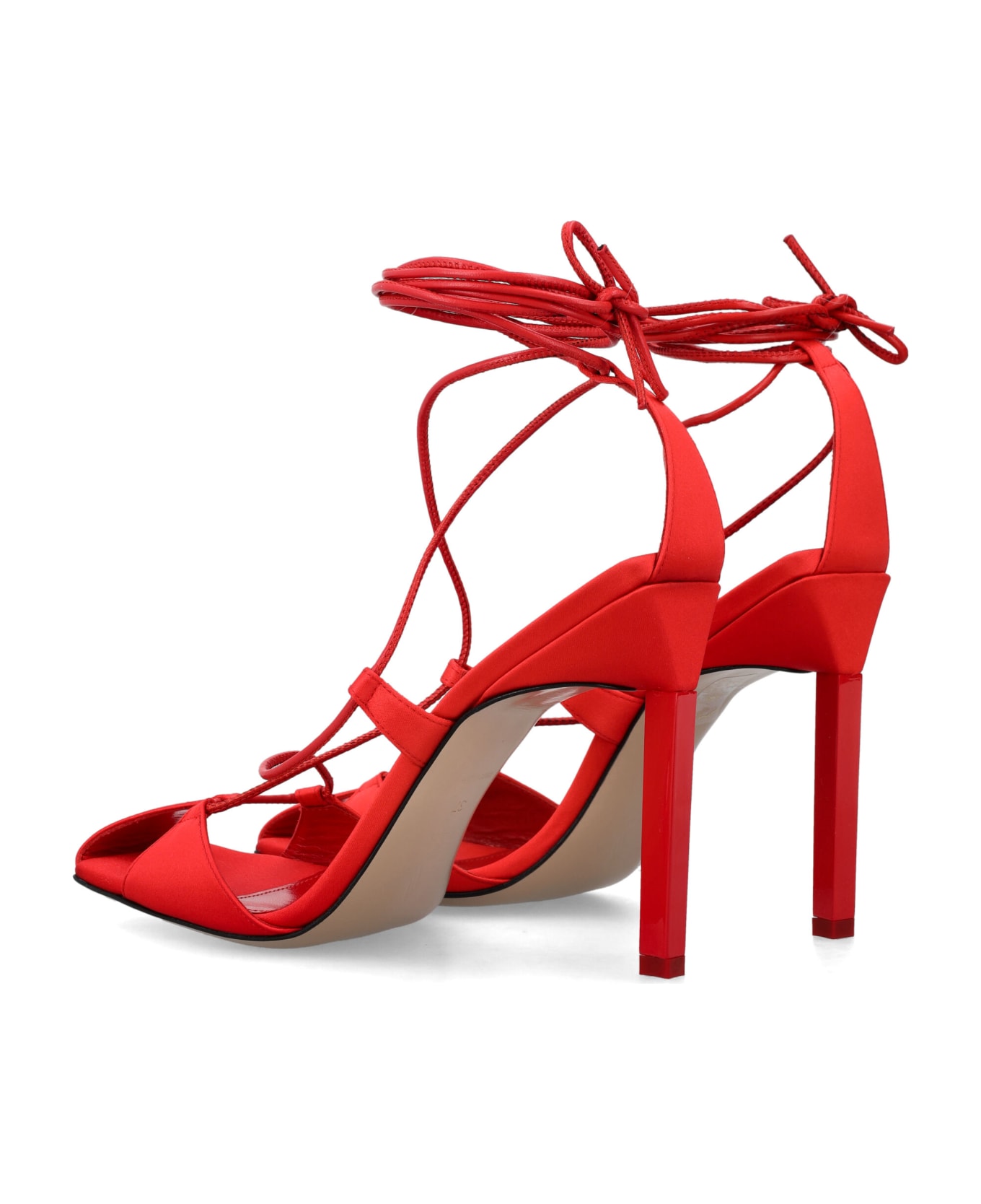 The Attico Adele Lace-up Sandal 105 - RED サンダル