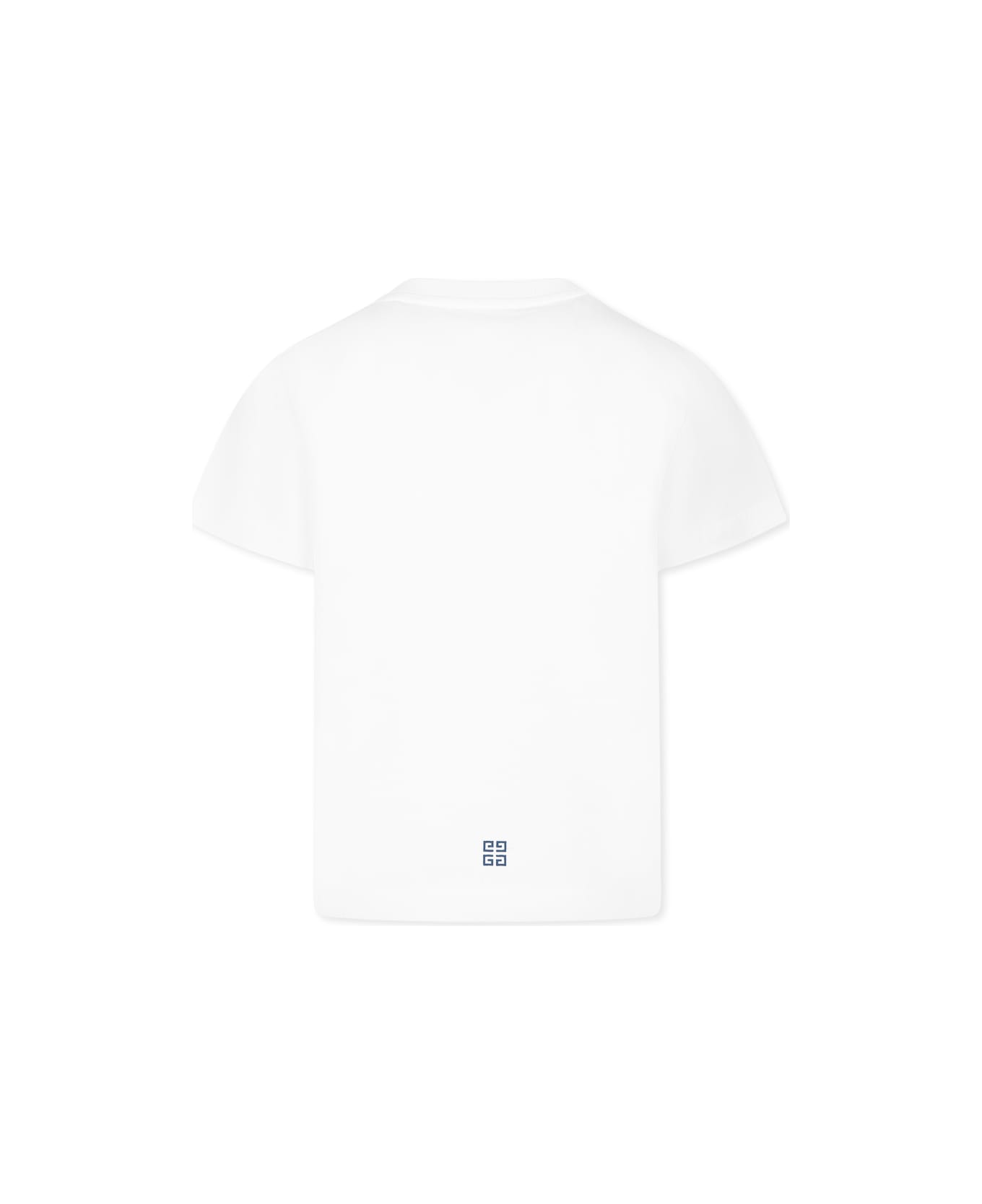 Givenchy White T-shirt For Boy With Logo - White