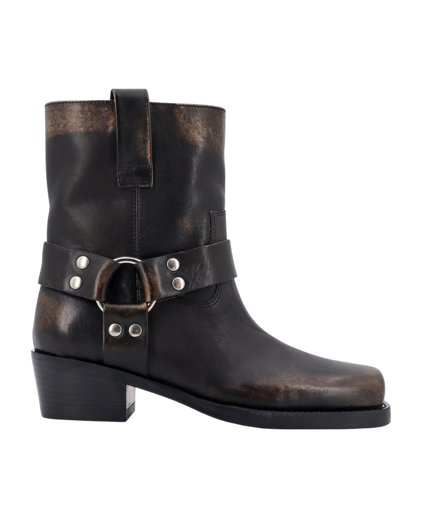 Paris Texas Roxy Ankle Boots - BLACK