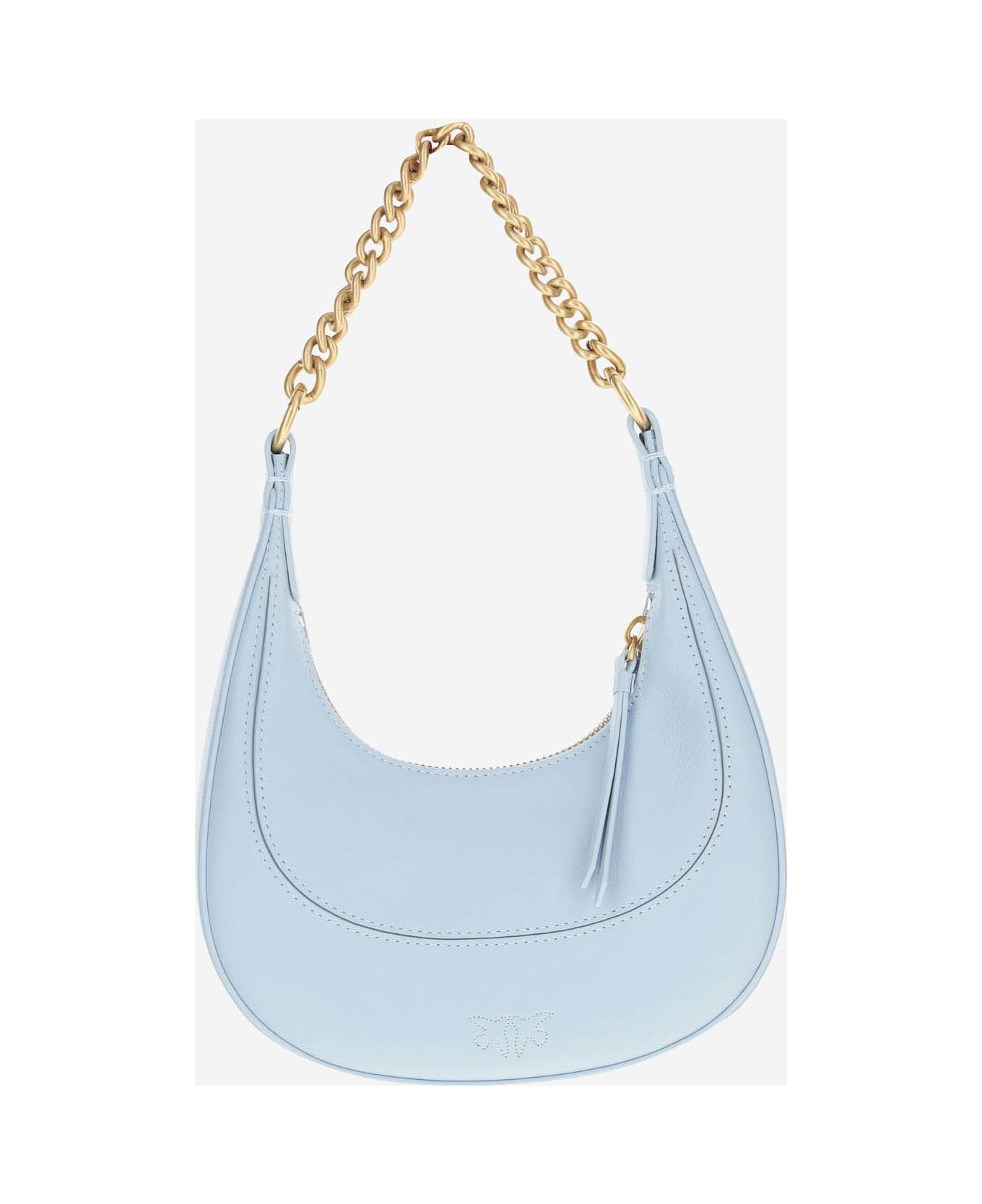 Pinko 'mini Brioche Bag Hobo' Handbag - Light Blue トートバッグ