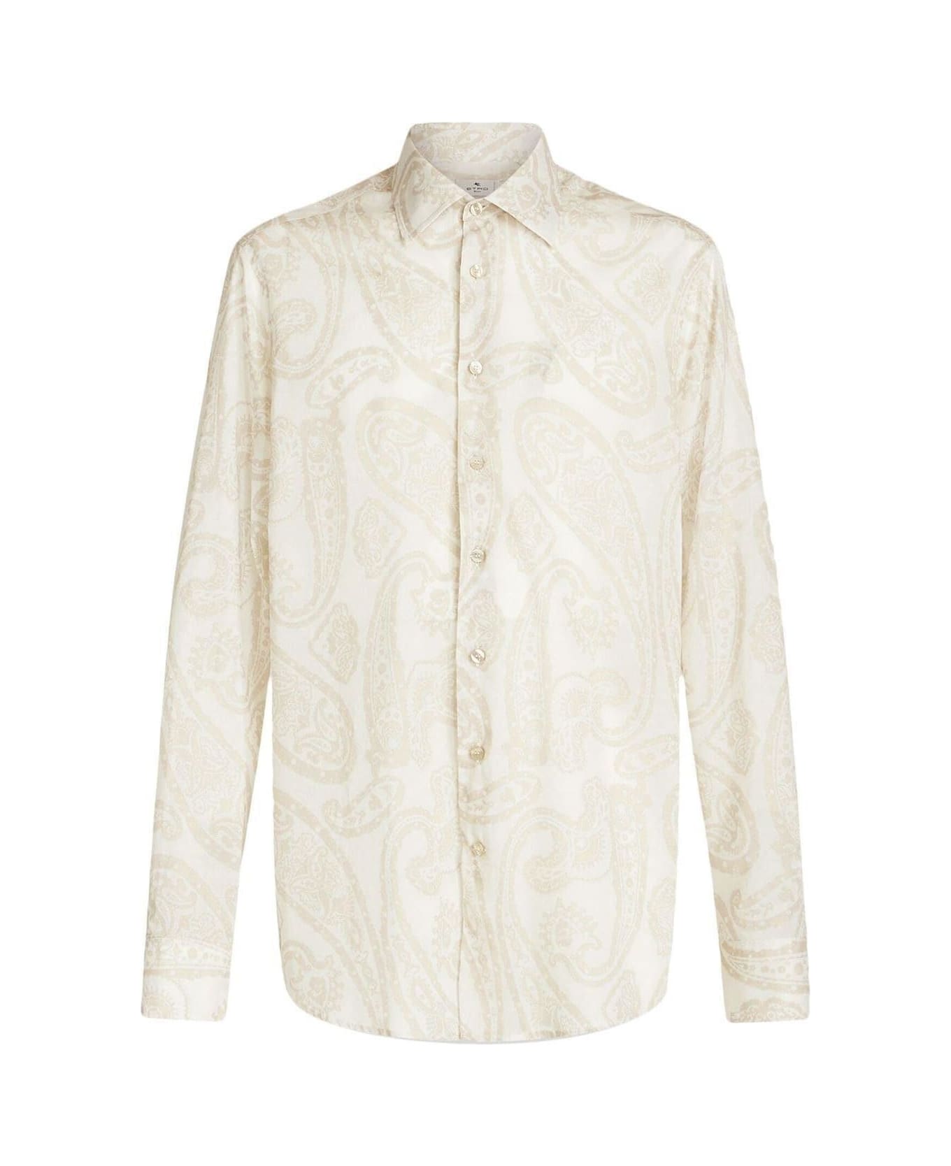Etro Paisley-print Buttoned Shirt