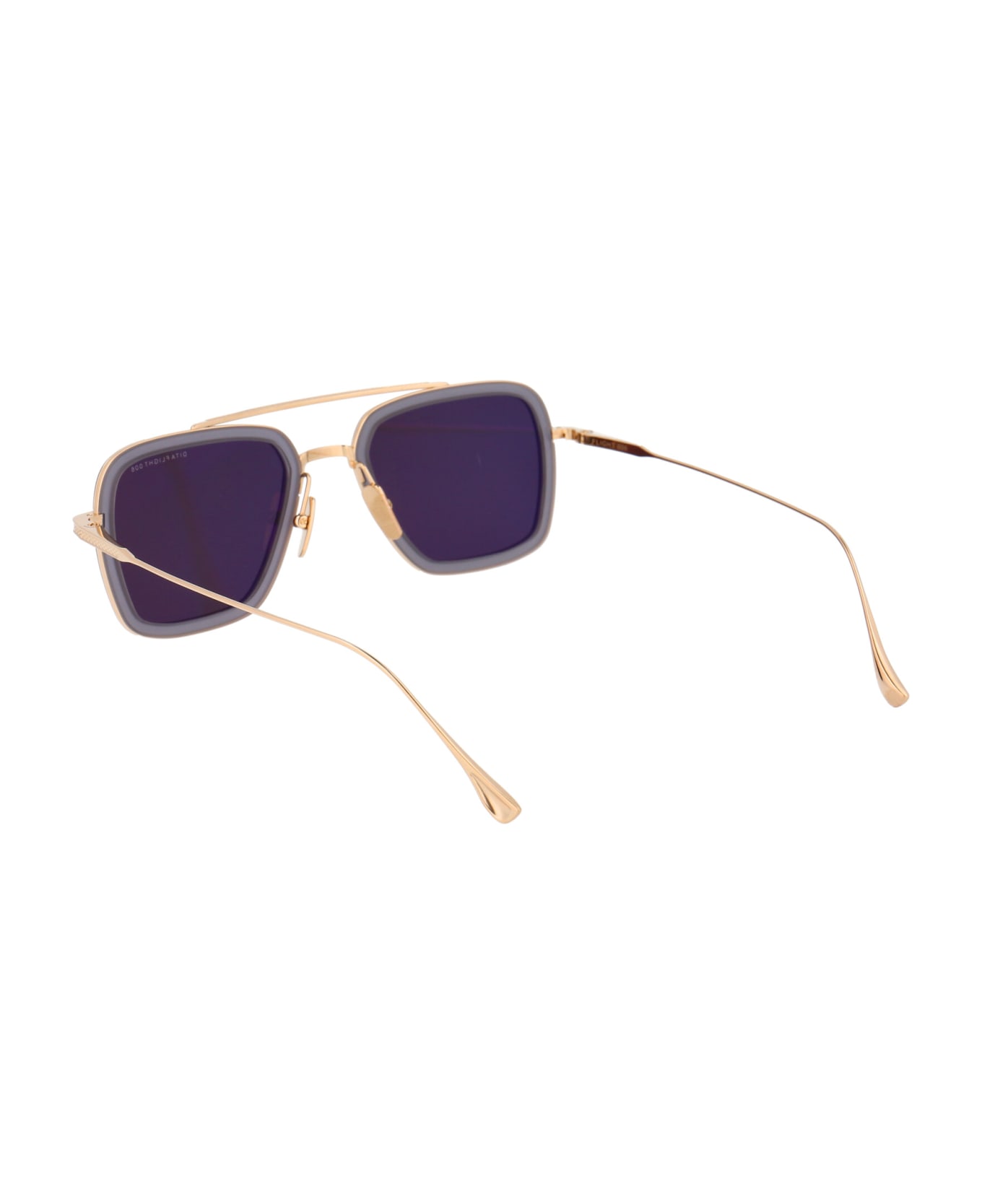 Dita Flight.006 Sunglasses - Matte Grey Crystal - 12K Gold