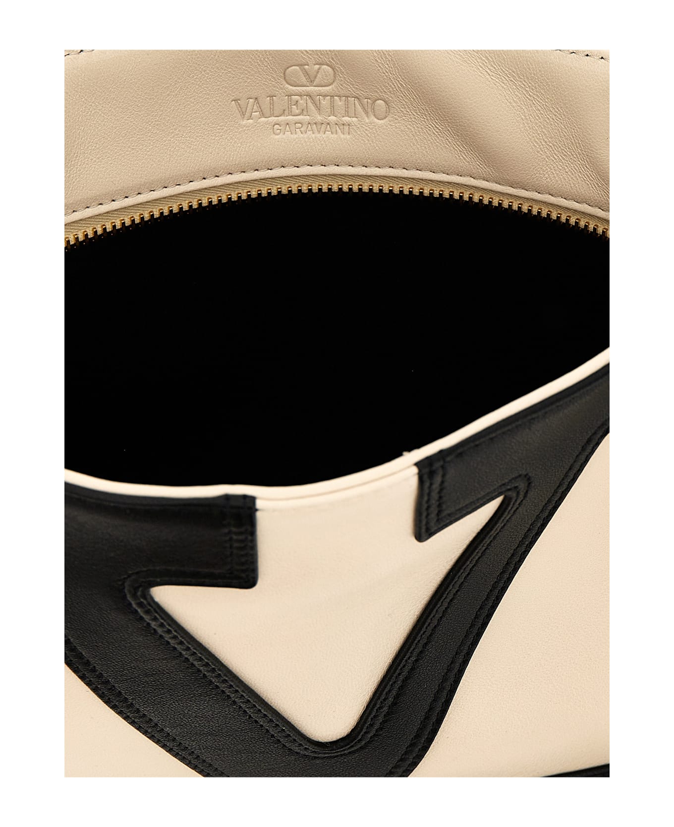 Valentino Garavani 
viva Superstar
 Small Shopping Bag - White/Black