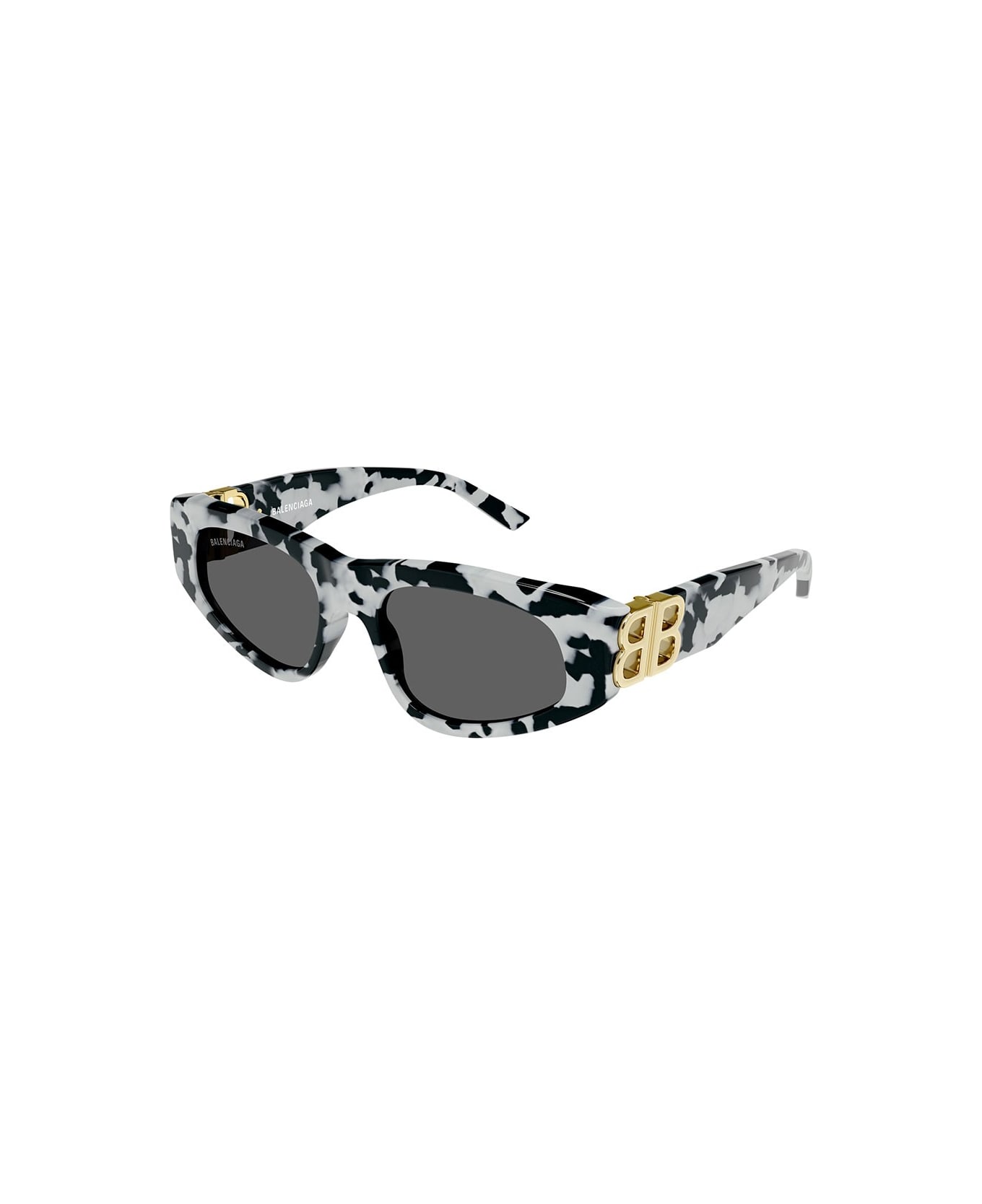 Balenciaga Eyewear Sunglasses - Nero  e bianco/Grigio
