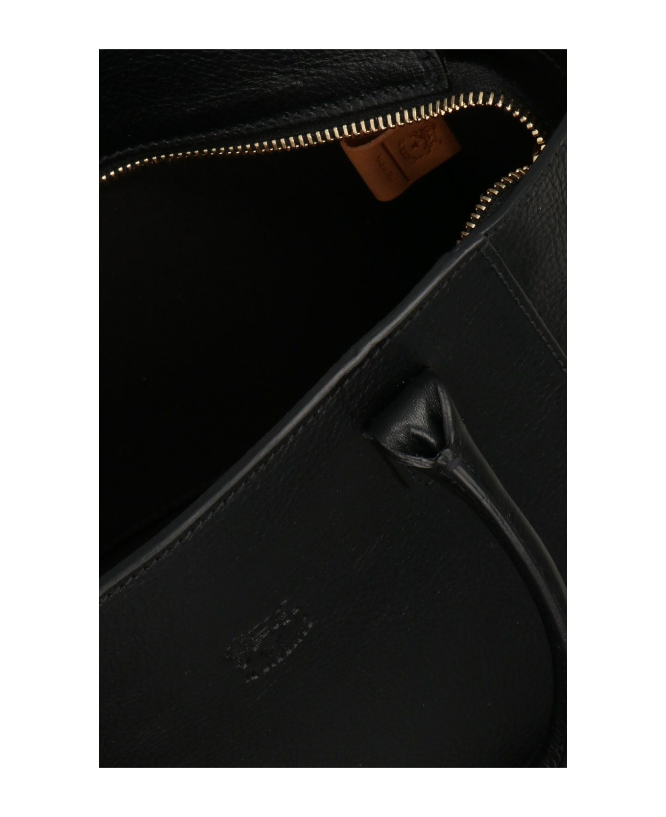 Il Bisonte 'greca' Handbag - Black