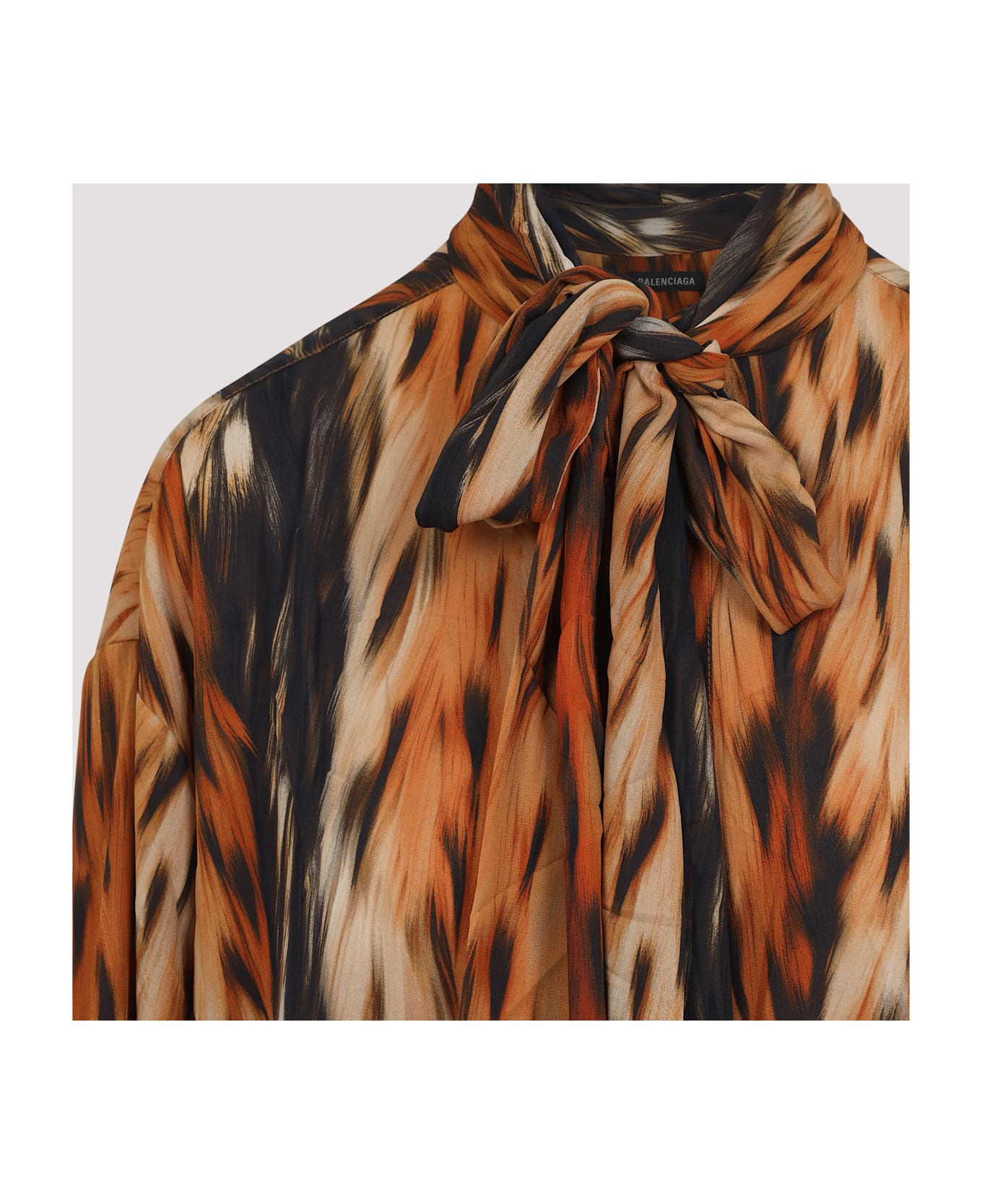 Balenciaga Knotted Dress - Brown