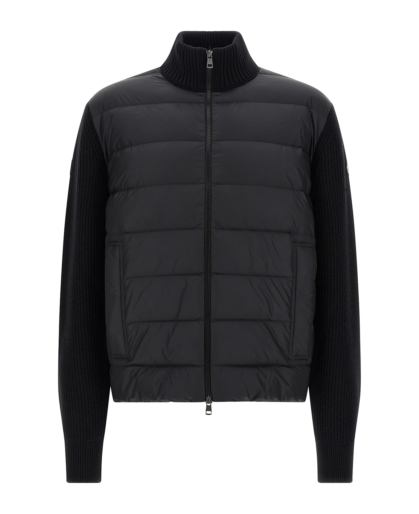 Moncler Two-material Cardigan - Black  