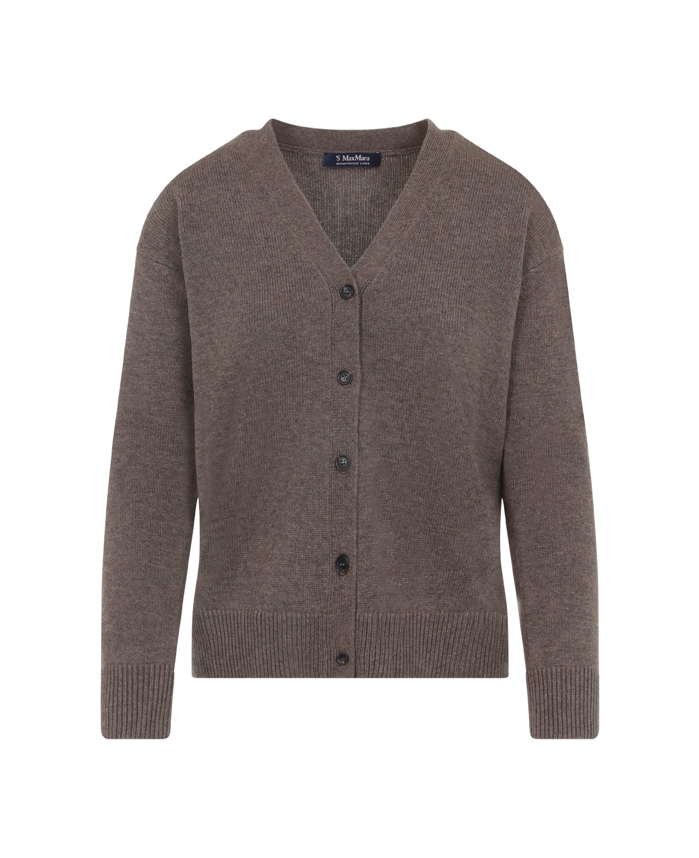 
S Max Mara Cedro Cardigan - Visone Mel