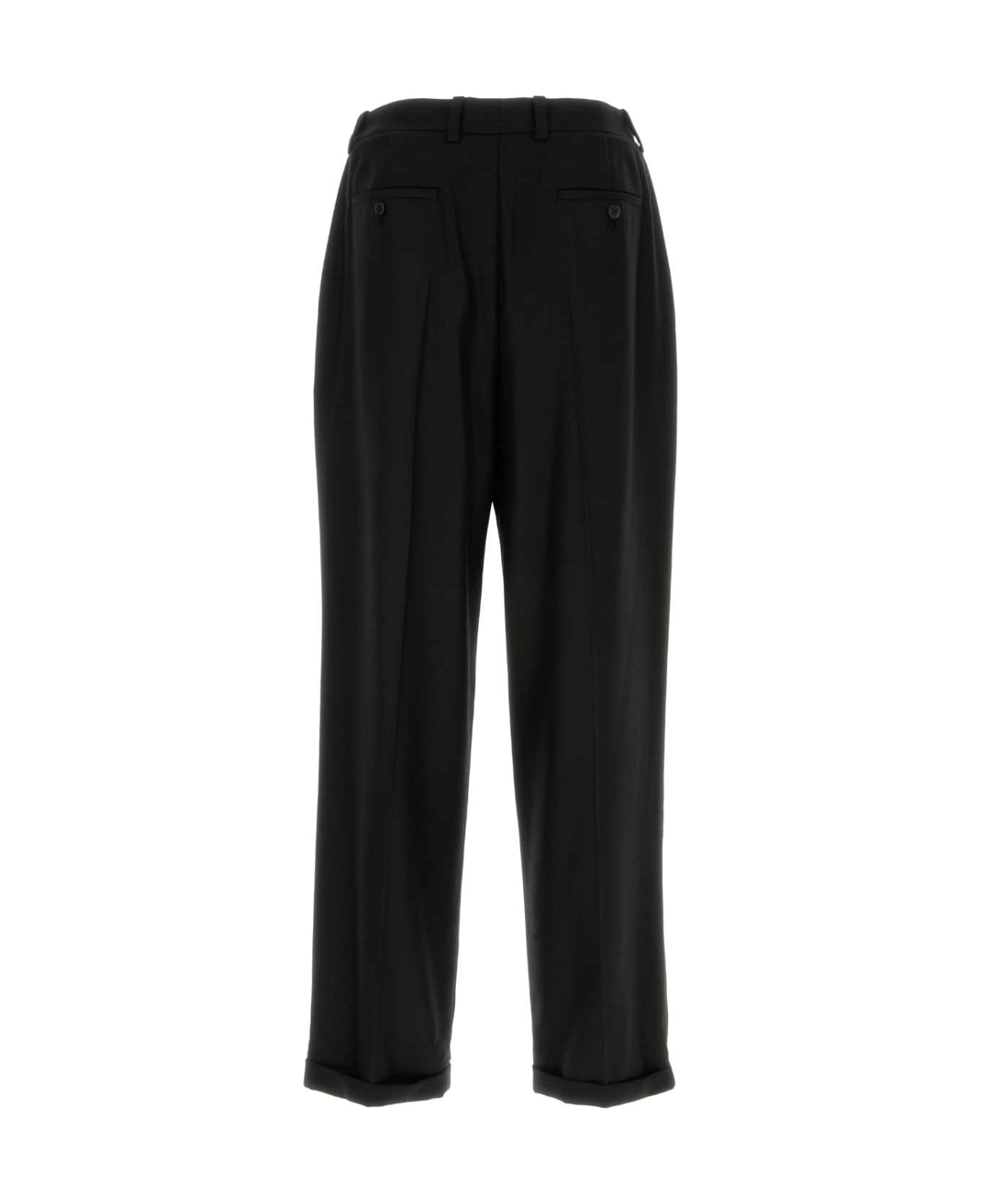 Saint Laurent Black Cashmere Pant - 1000