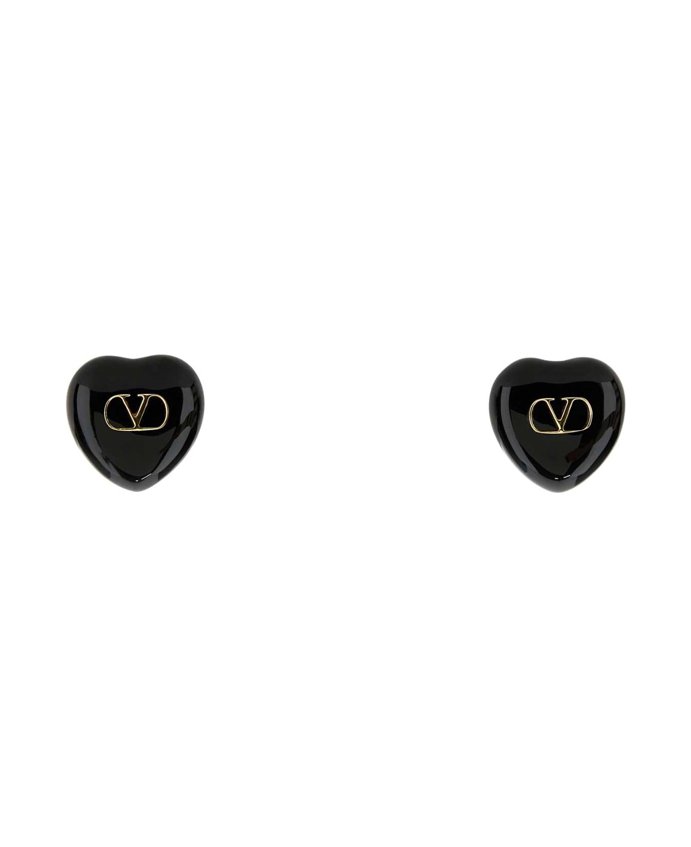 ピアス Valentino Garavani Coeur  Earrings In Enameled l Coeur Royal Earrings In Metal And Enamel for Woman in Gold