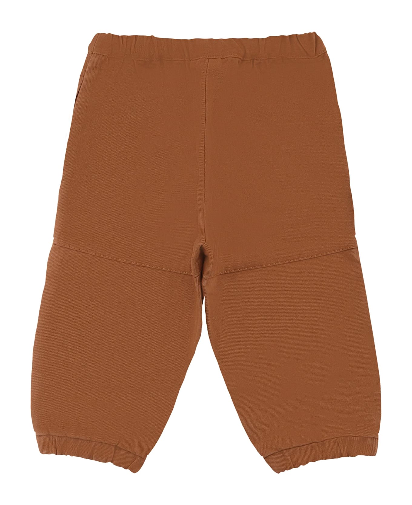 Marni Brown Trousers For Baby Boy With Logo - Brown