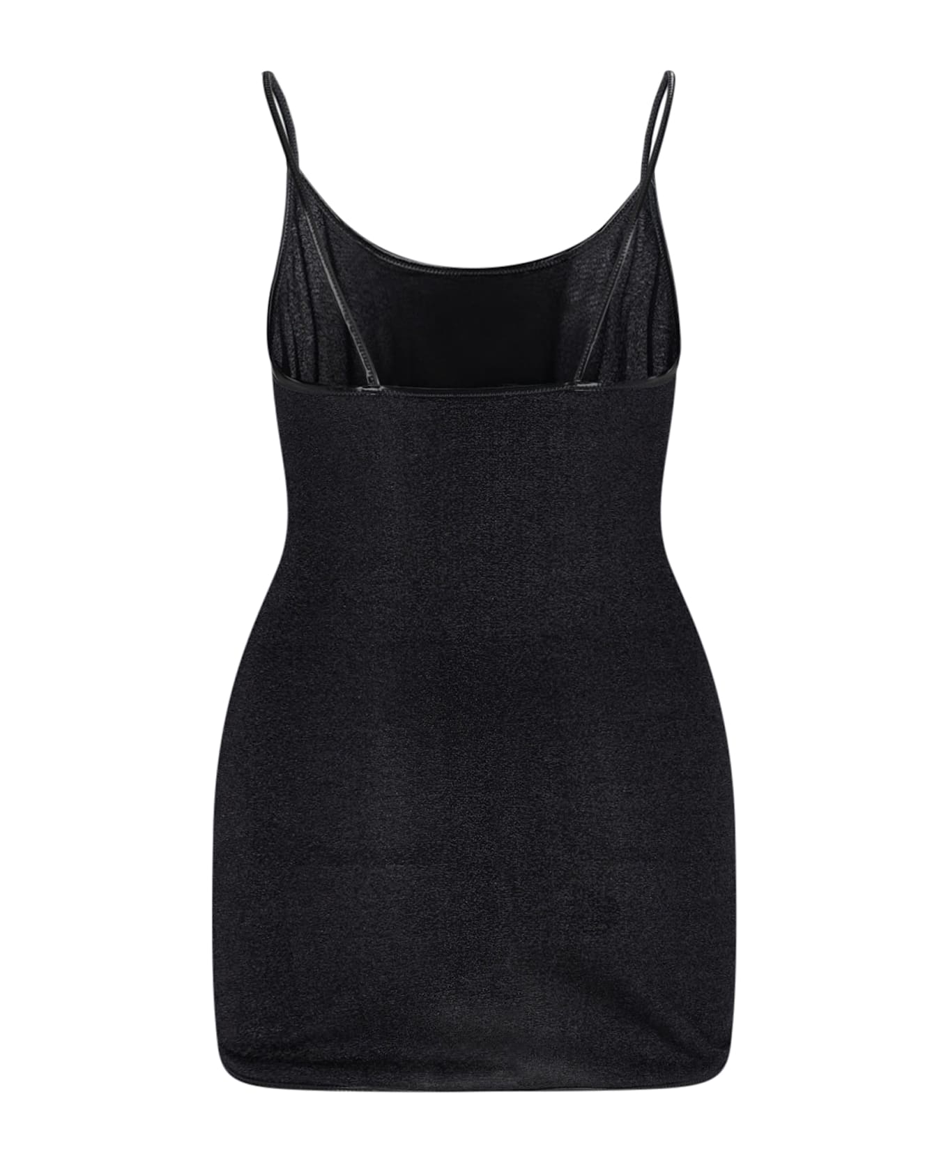 Oseree 
lumière Belt
 Mini Sheath Dress - Black  