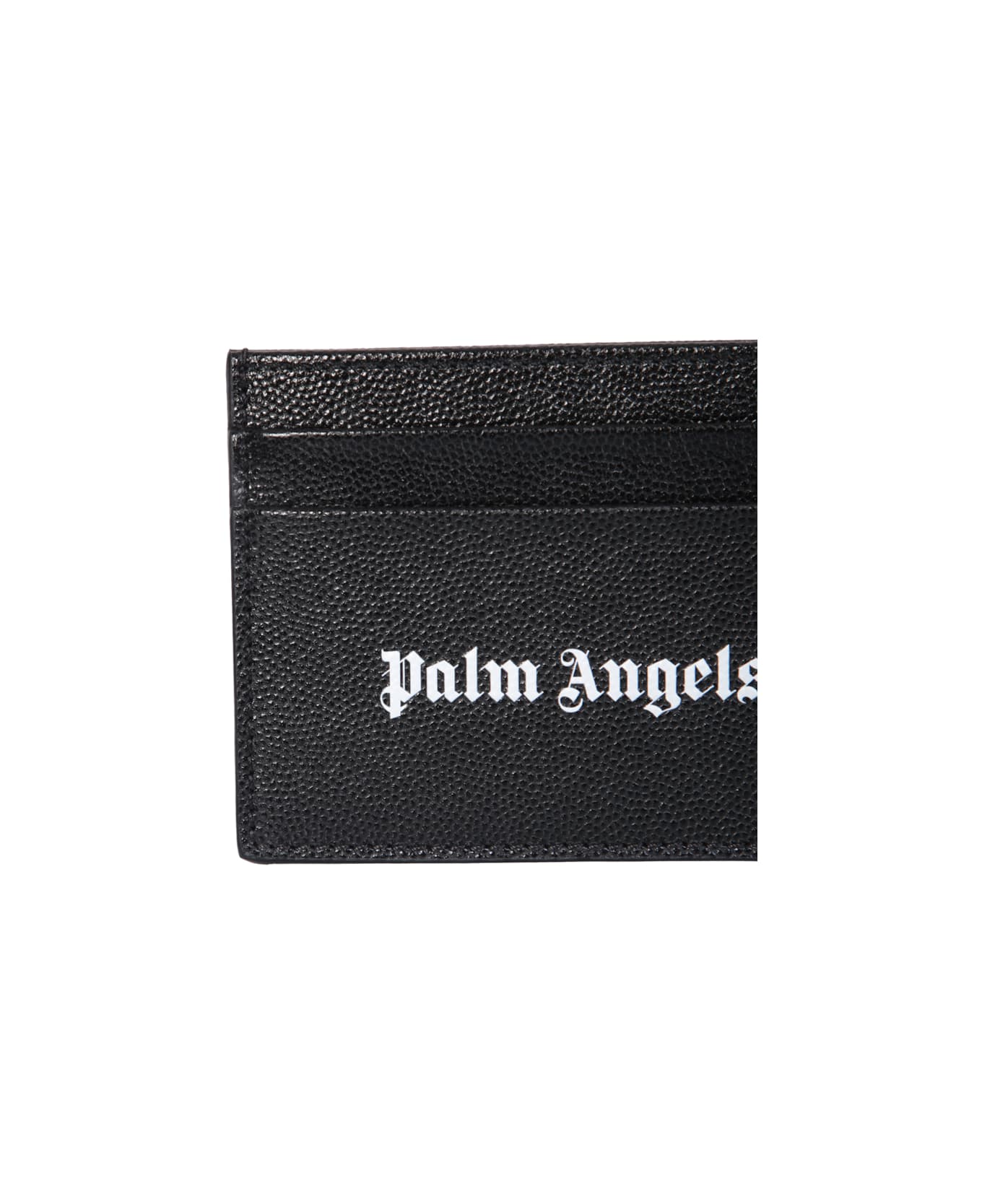 Palm Angels Logo Black Cardholder - Black