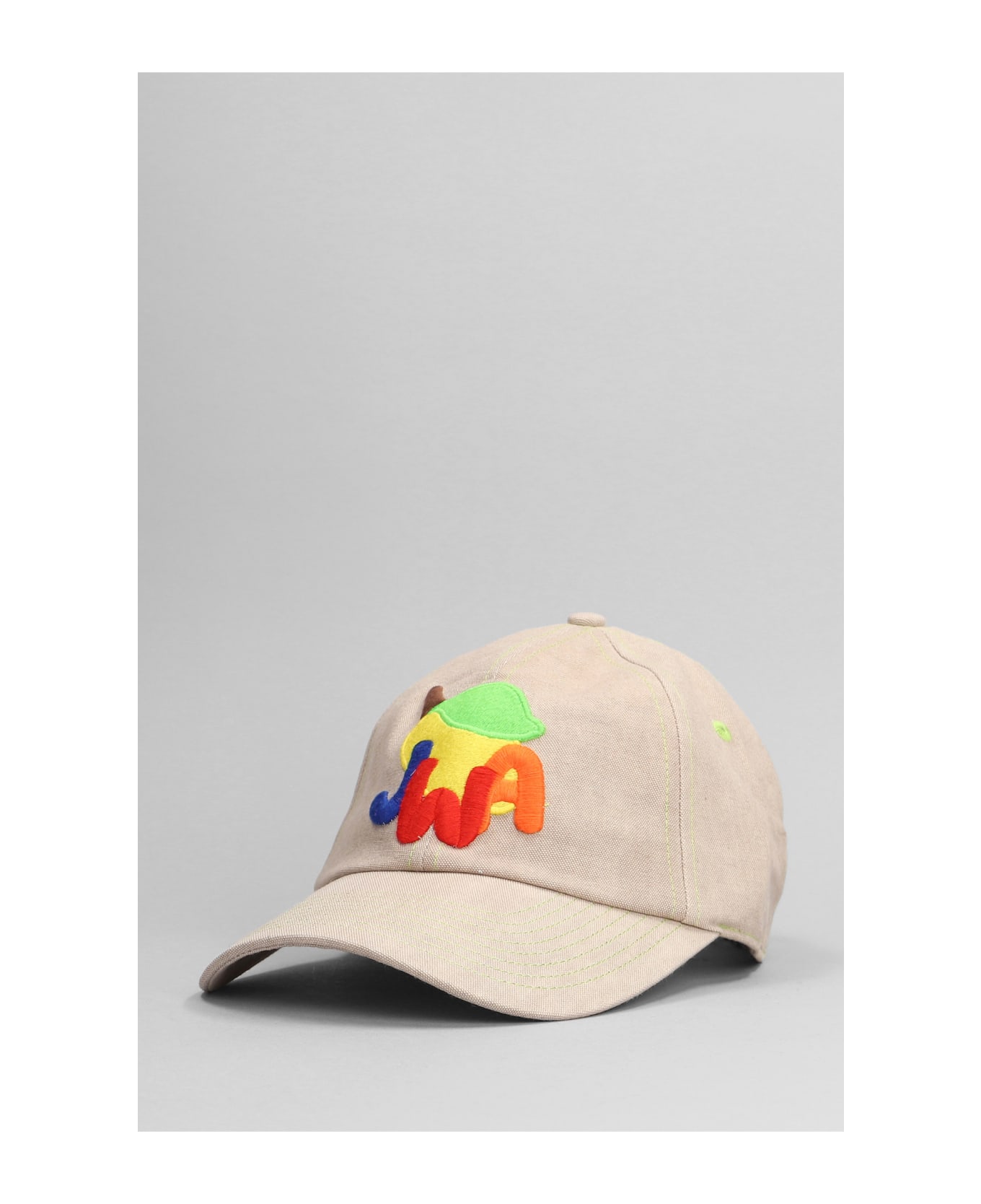 J.W. Anderson Jw Anderson Patched Baseball Cap - PUTTY 帽子