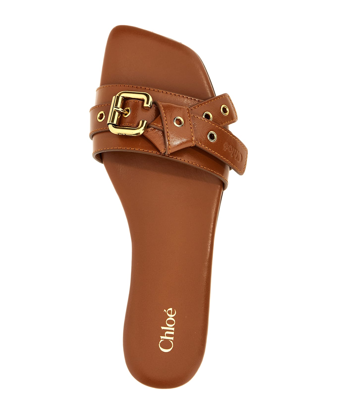 Chloé 'mae' Slides - Brown