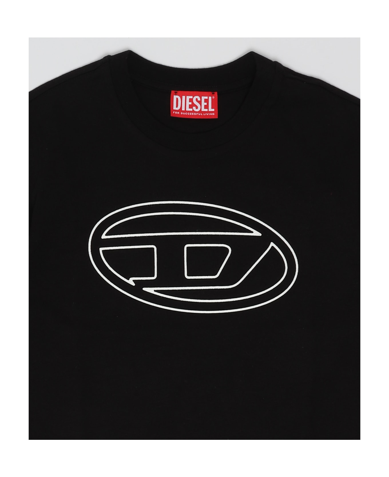 Diesel Justbigoval Over T-shirt - NERO