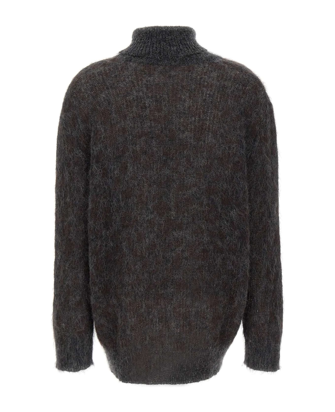 Parosh 'liam' Wool And Mohair Sweater - Fantasy Dark Grey ニットウェア
