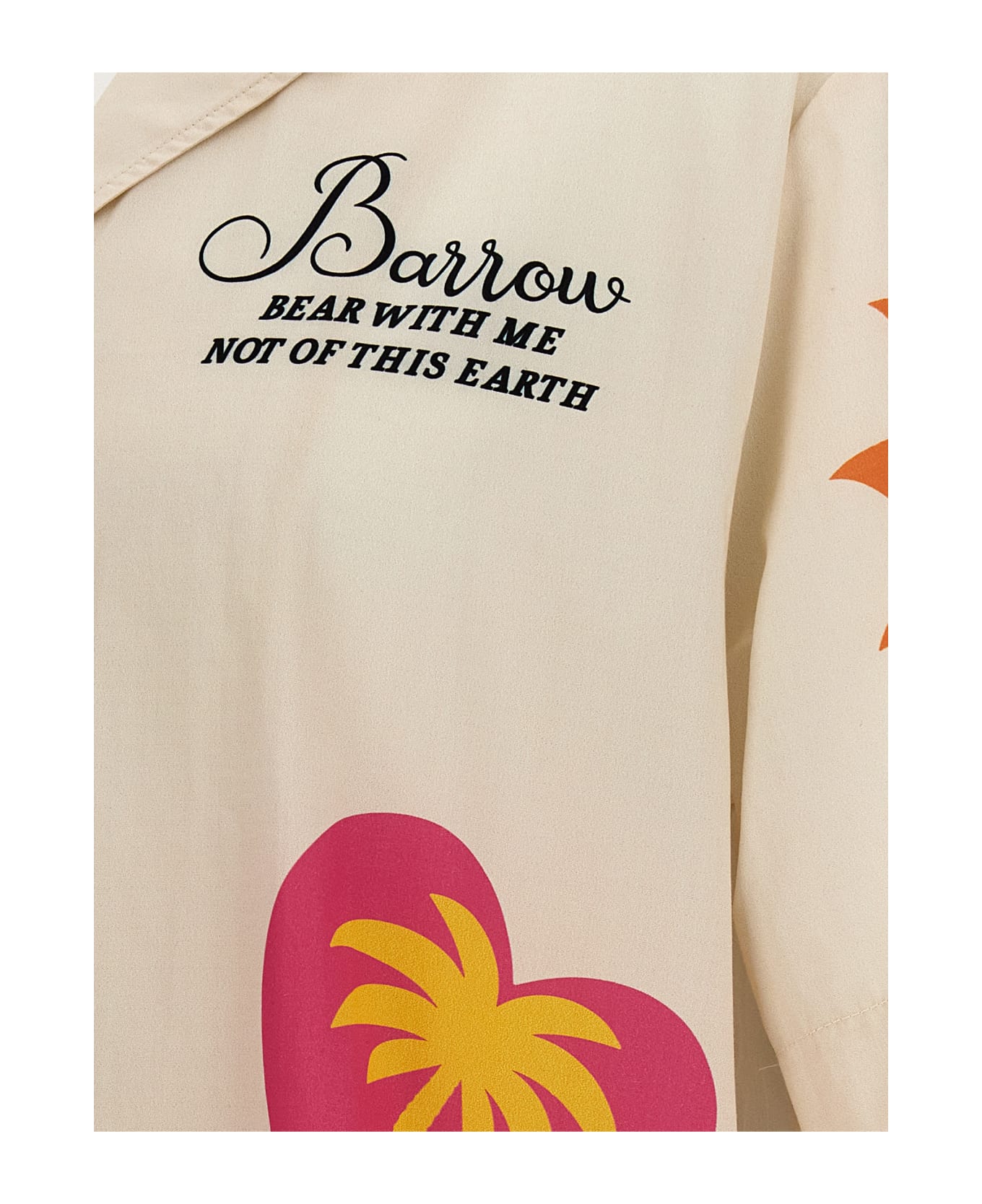 Barrow All-over Print Shirt - Bianco sporco