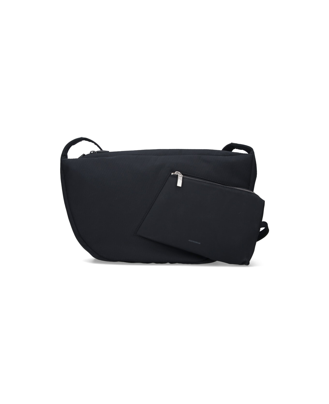 Ader Error Large Logo Crossbody Bag - Black  