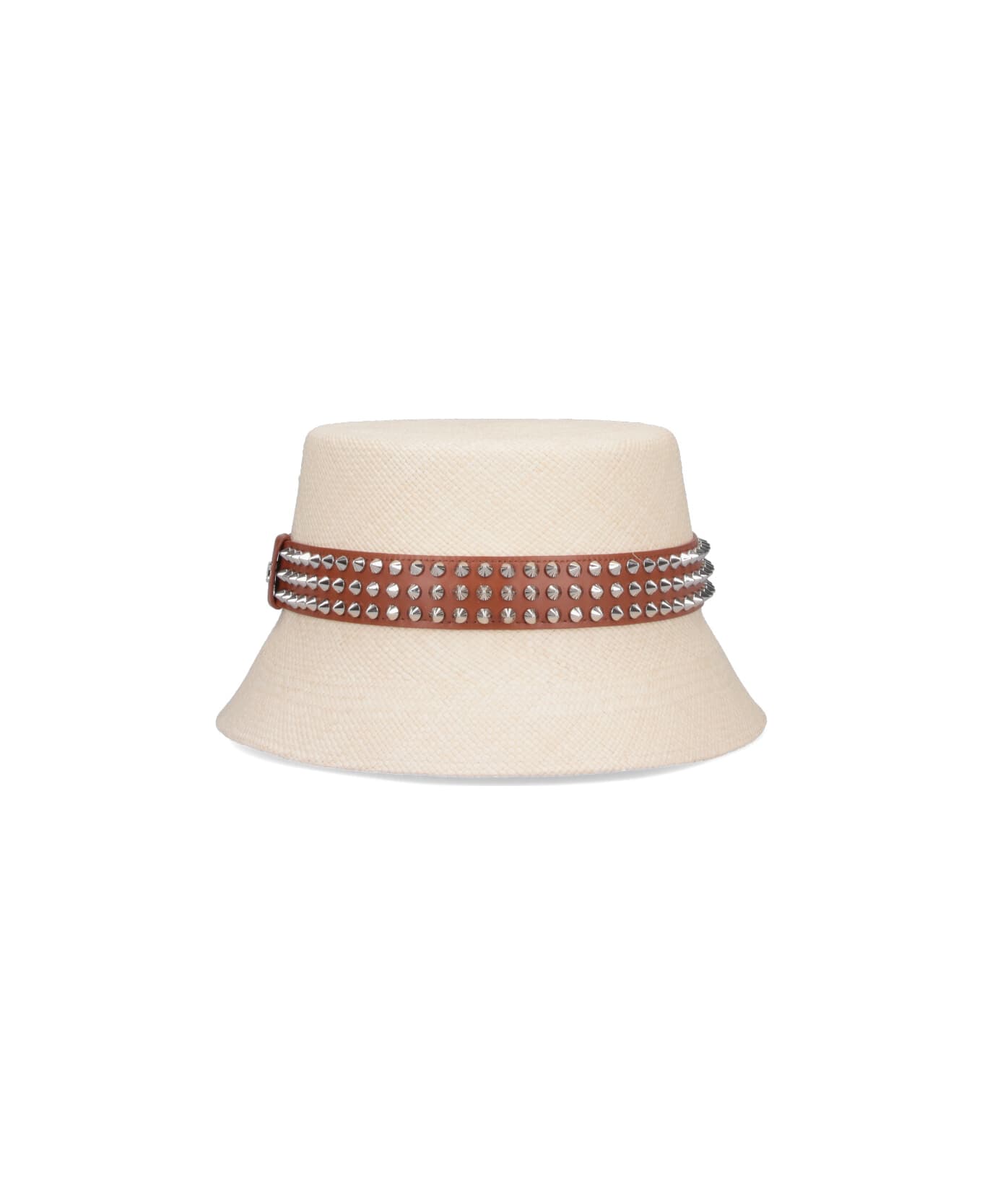 Christian Louboutin 
bobino Spikes
 Panama Bucket Hat - Beige