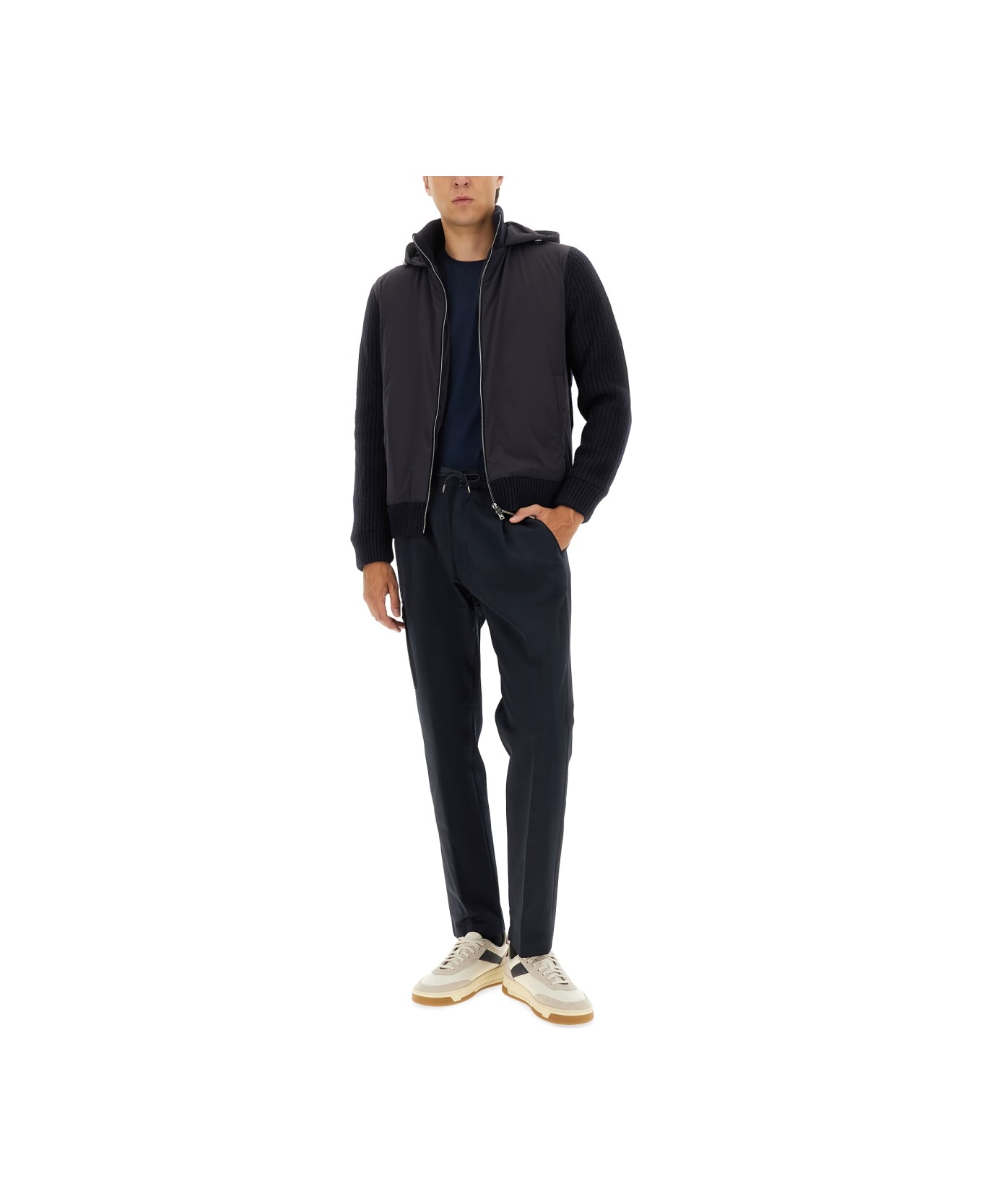 Herno "resort" Cardigan Jacket - BLUE