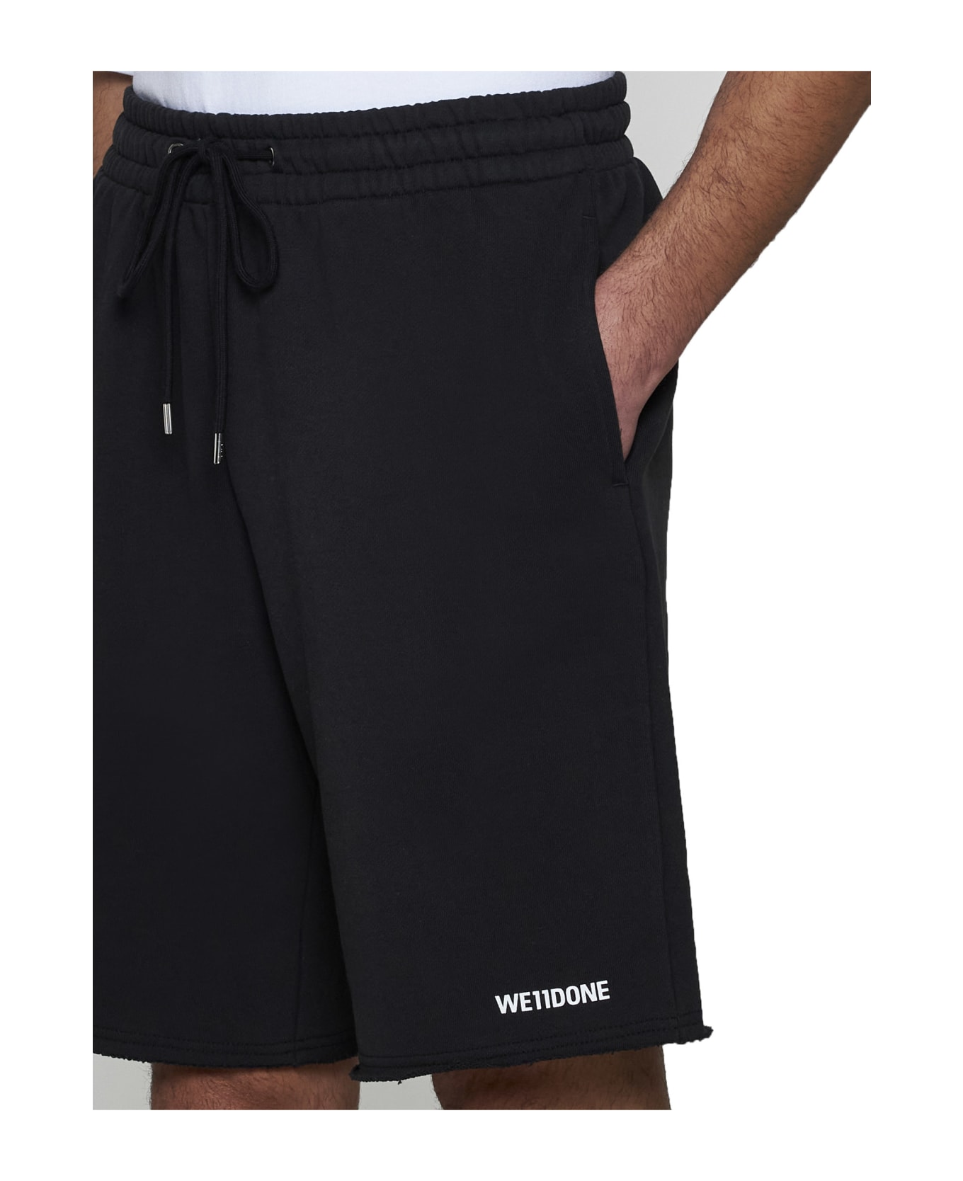 WE11 DONE Shorts - Black ショートパンツ