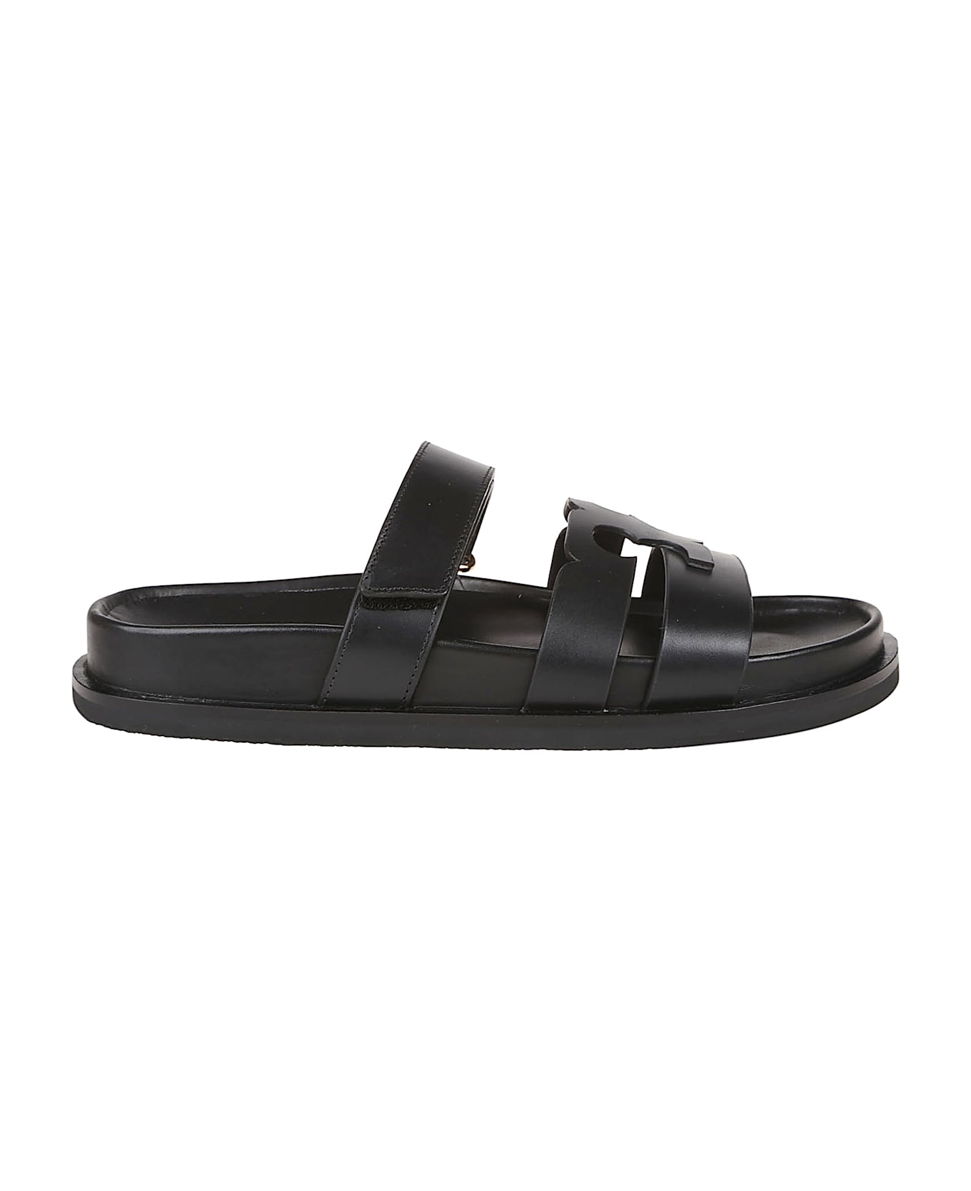 Tory Burch Ines Sport Sliders - Perfect Black