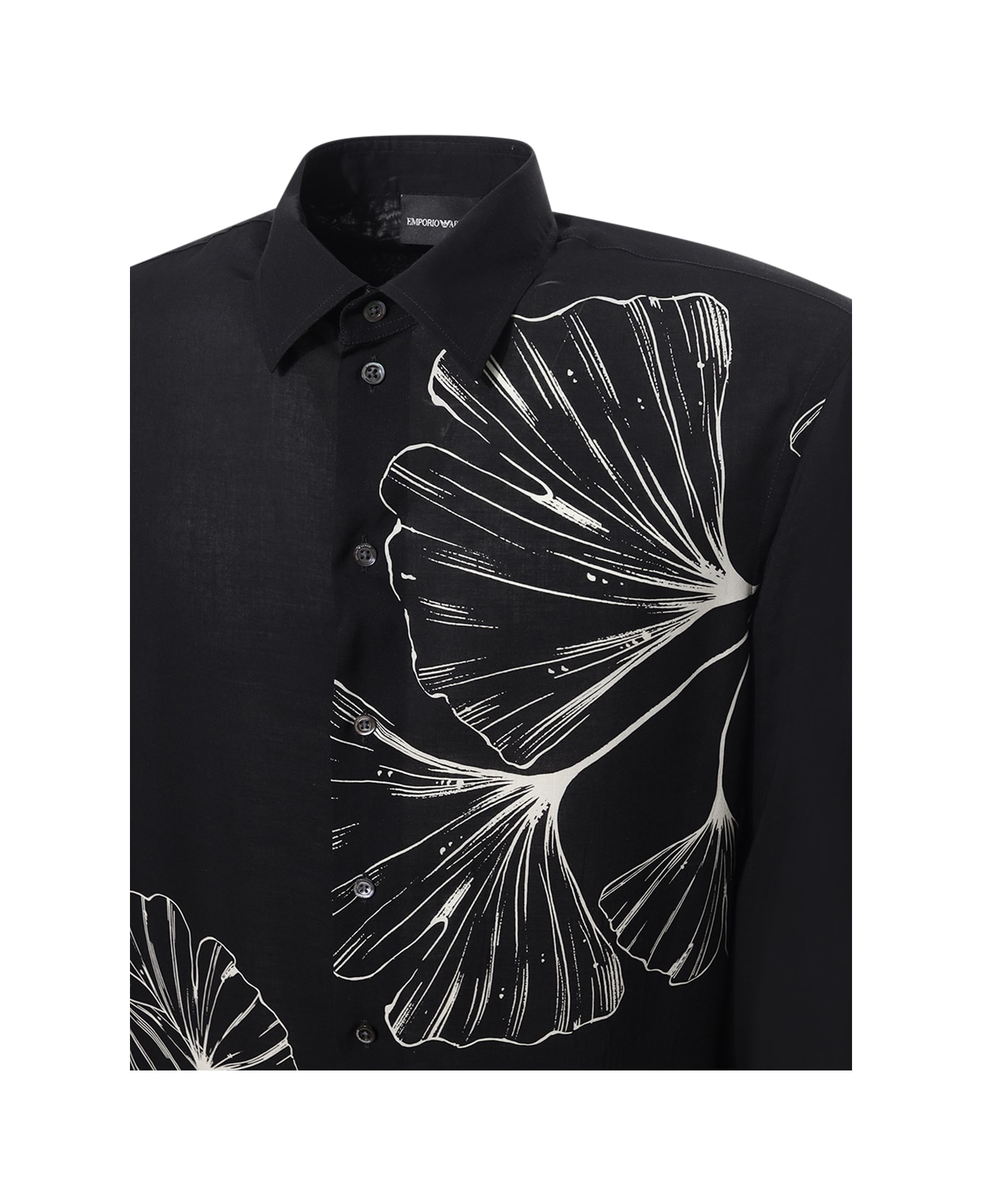 Emporio Armani Printed Shirt - Black