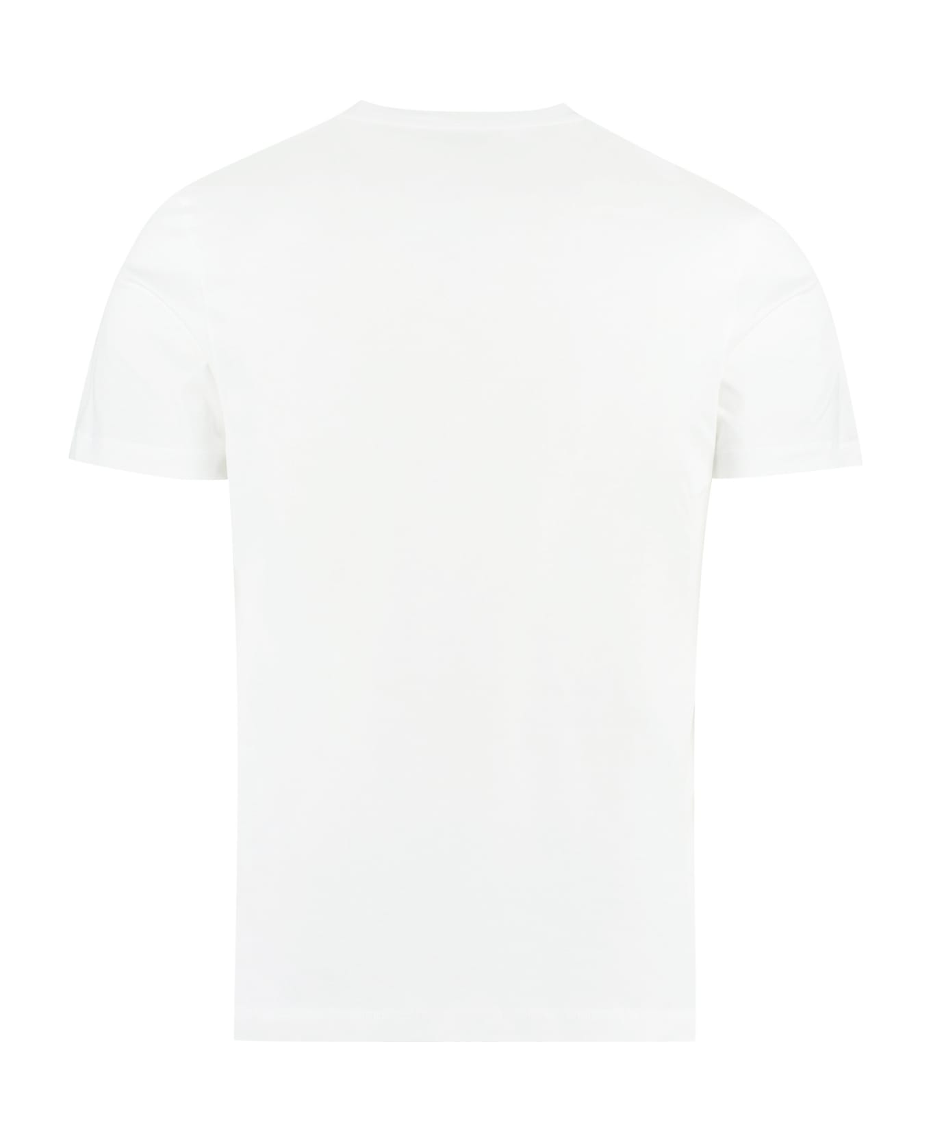 Versace Medusa Detail Cotton T-shirt - White