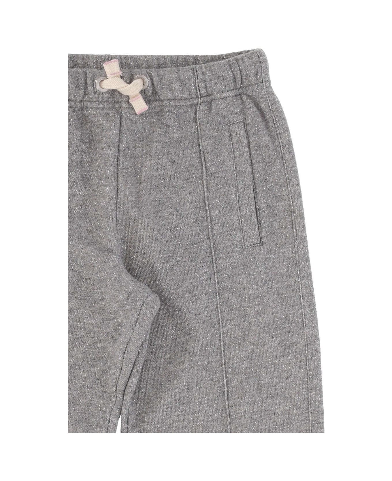 Palm Angels Lurex Drawstring Track Pants - Melange