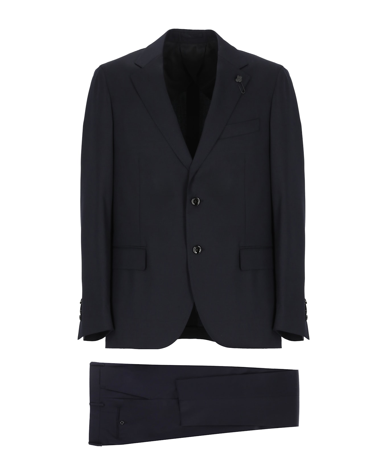 Lardini Wool Suit - Blue