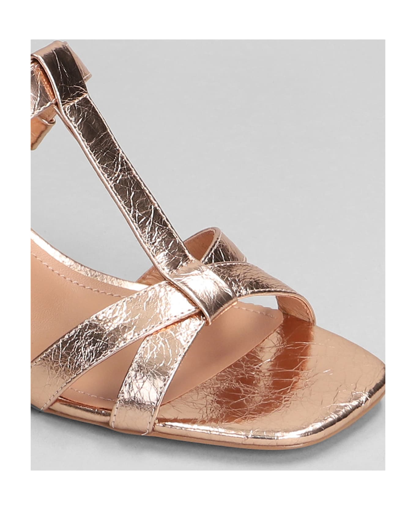 Bibi Lou Rosie Sandals In Copper Leather - copper