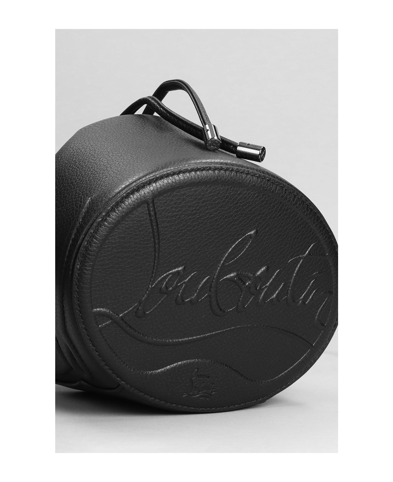 Christian Louboutin Shoulder Bag In Black Leather - black