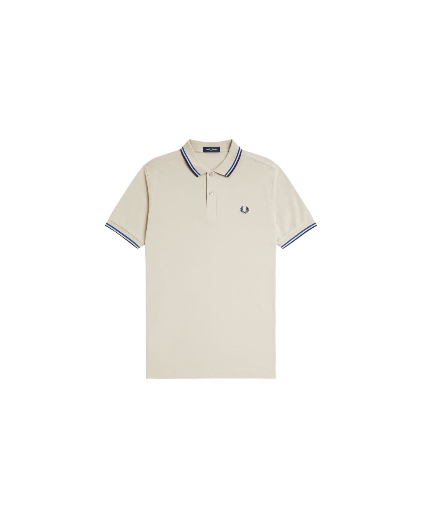 Fred Perry Polo With Logo - IVORY