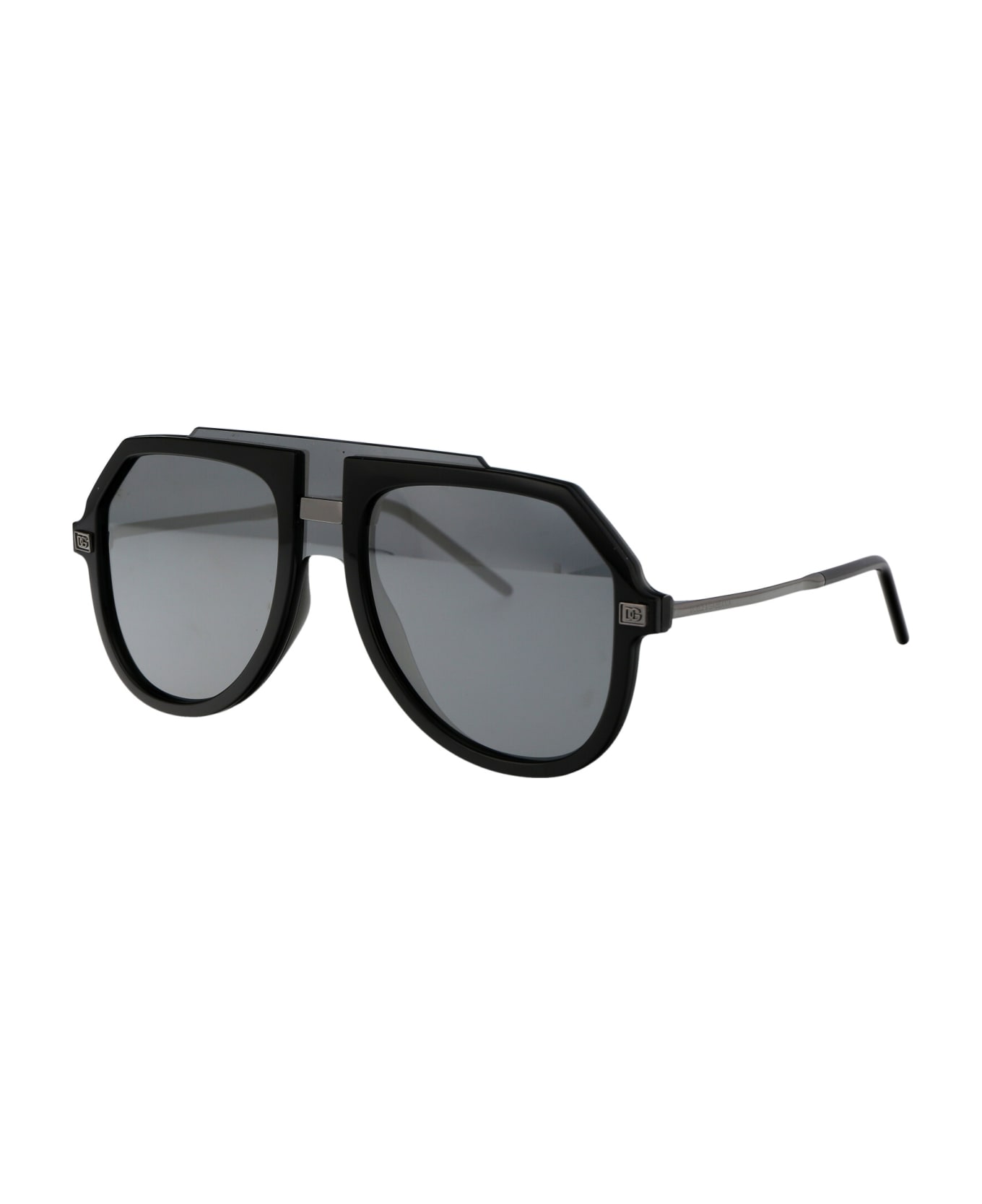 Dolce & Gabbana Eyewear 0dg6195 Sunglasses - 501/6G BLACK サングラス