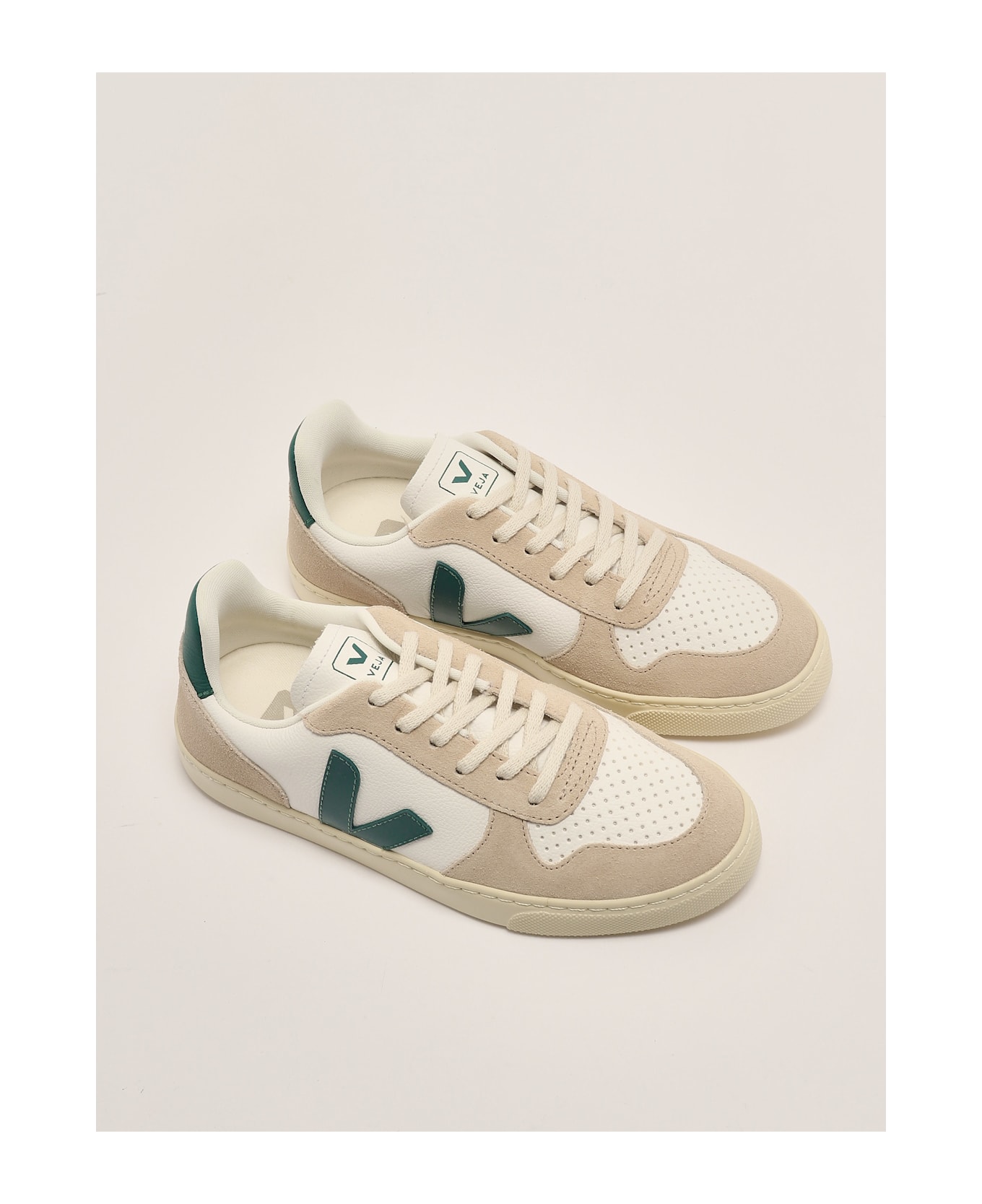 Veja Small V-10 Sneaker - B.CO-VERDE