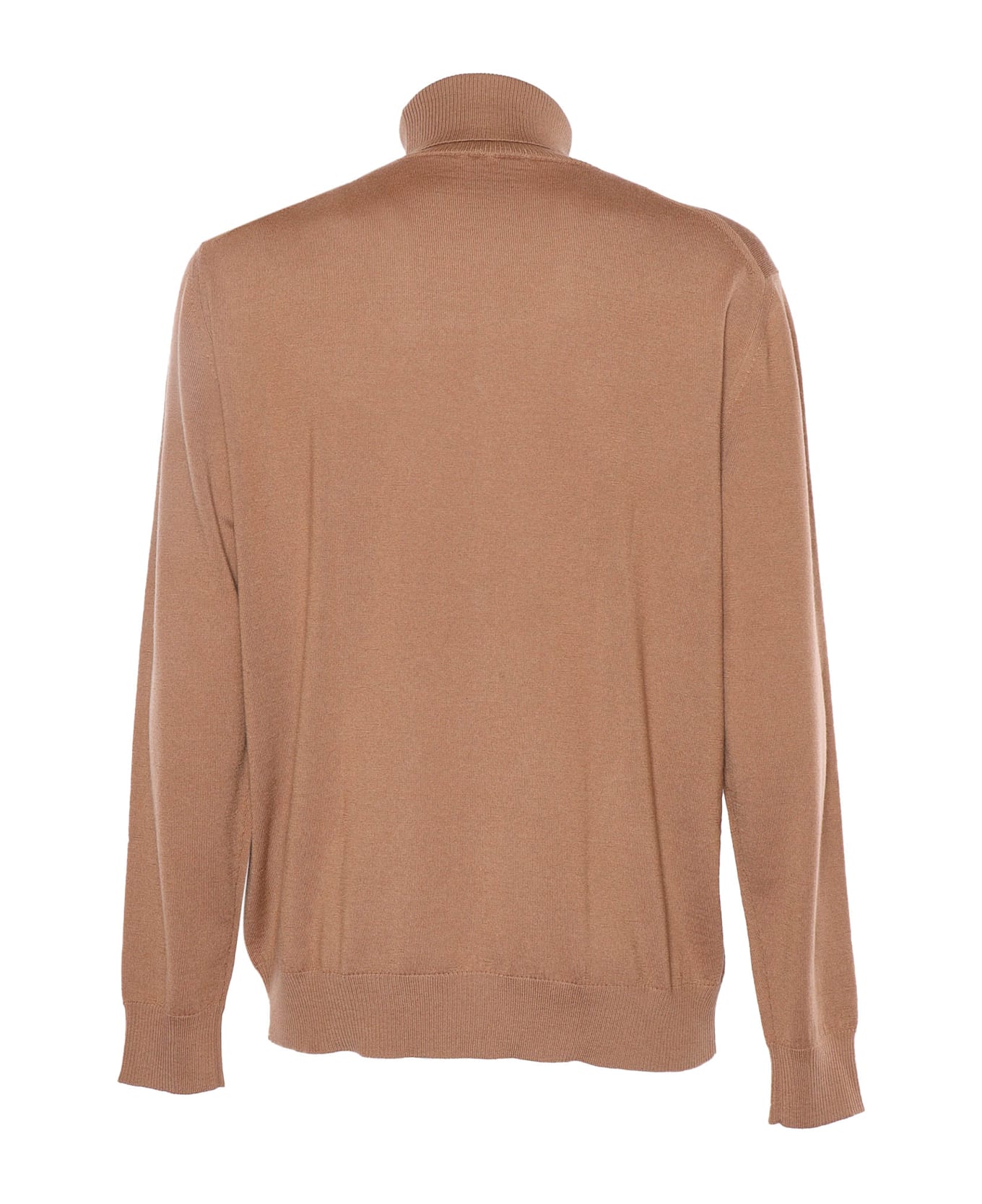 Ballantyne T Neck Pullover - BROWN