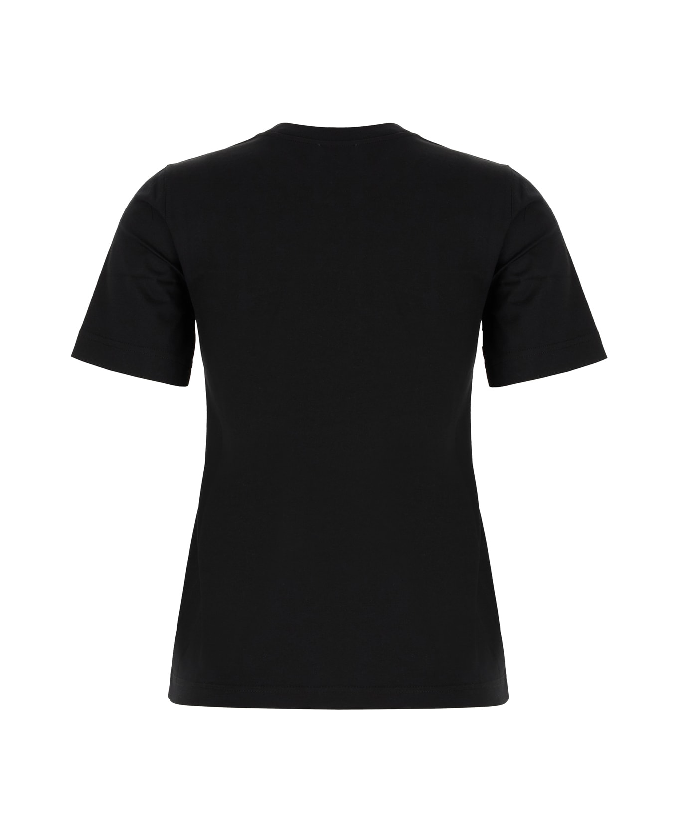 Burberry Black Cotton T-shirt - BLACK
