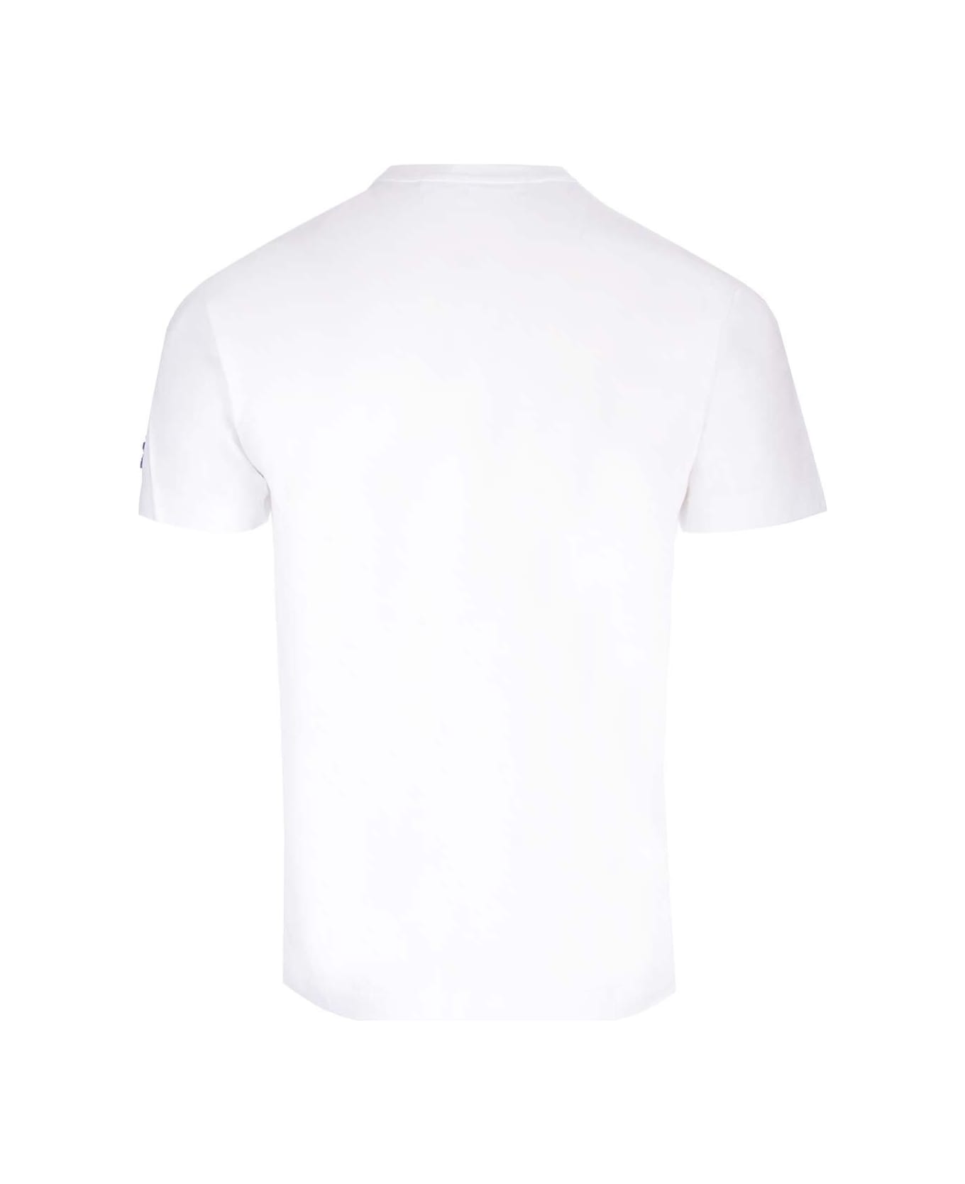 Comme des Garçons Play Logo Patch Crewneck T-shirt - Bianco