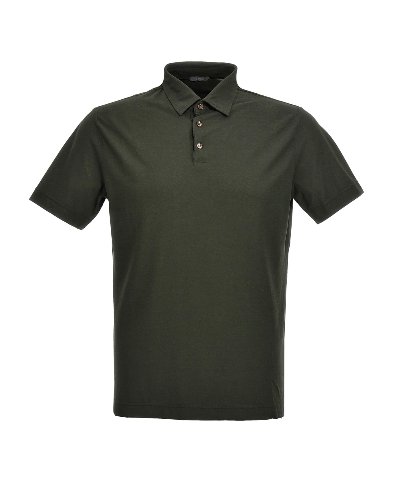 Zanone Ice Cotton Polo Shirt - Green