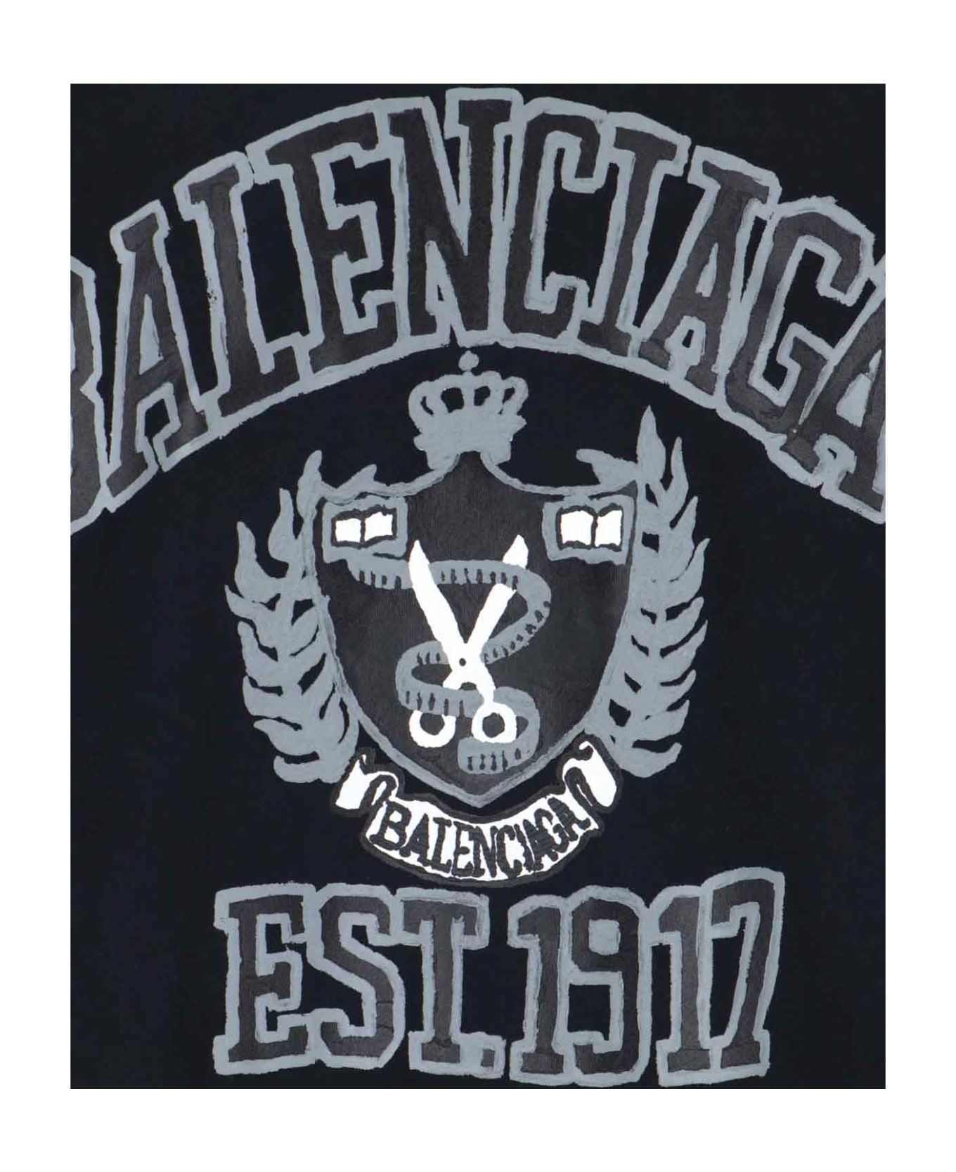 Balenciaga Logo T-shirt - Black   シャツ