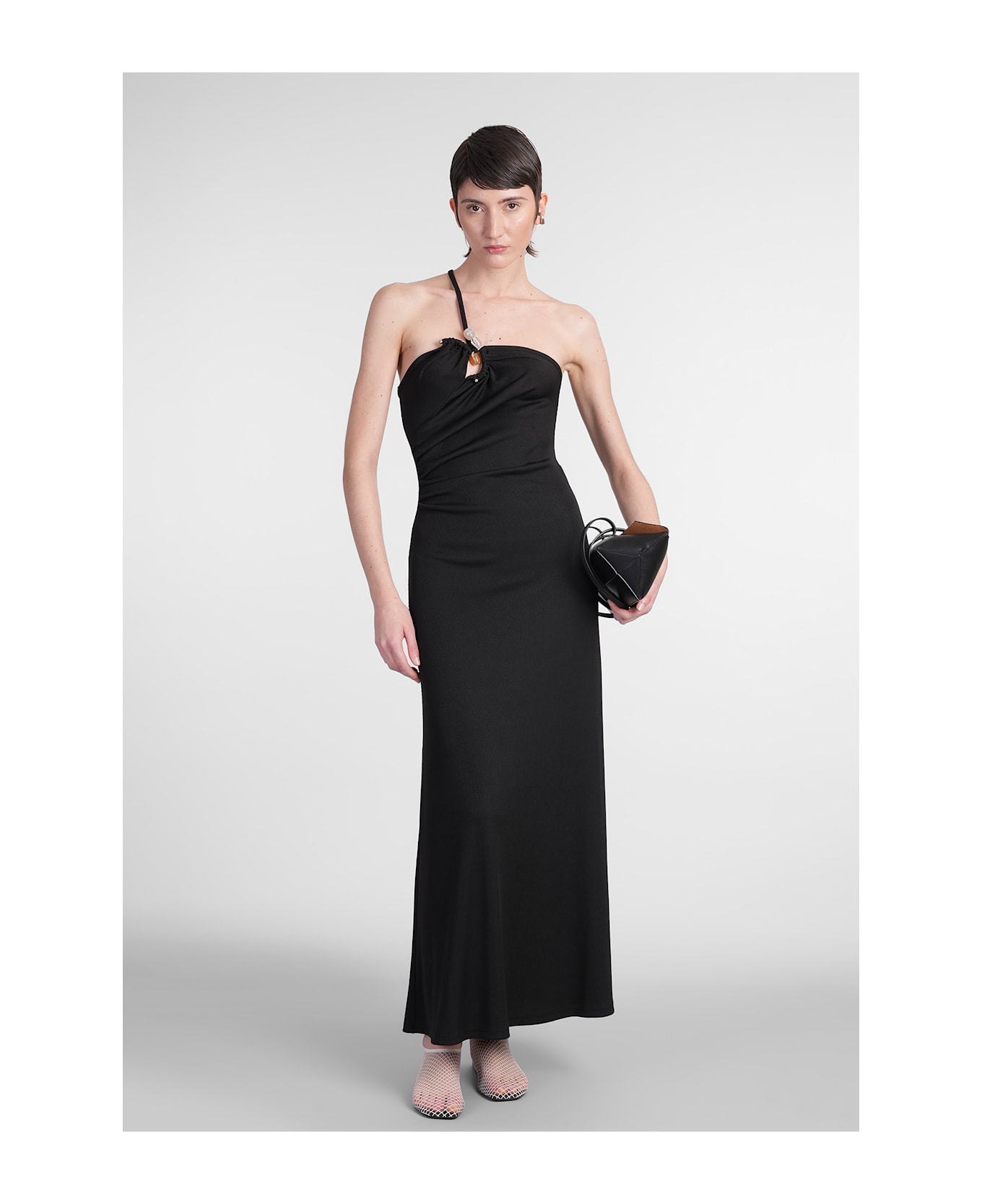 Christopher Esber Long Dress In Black Polyester - black