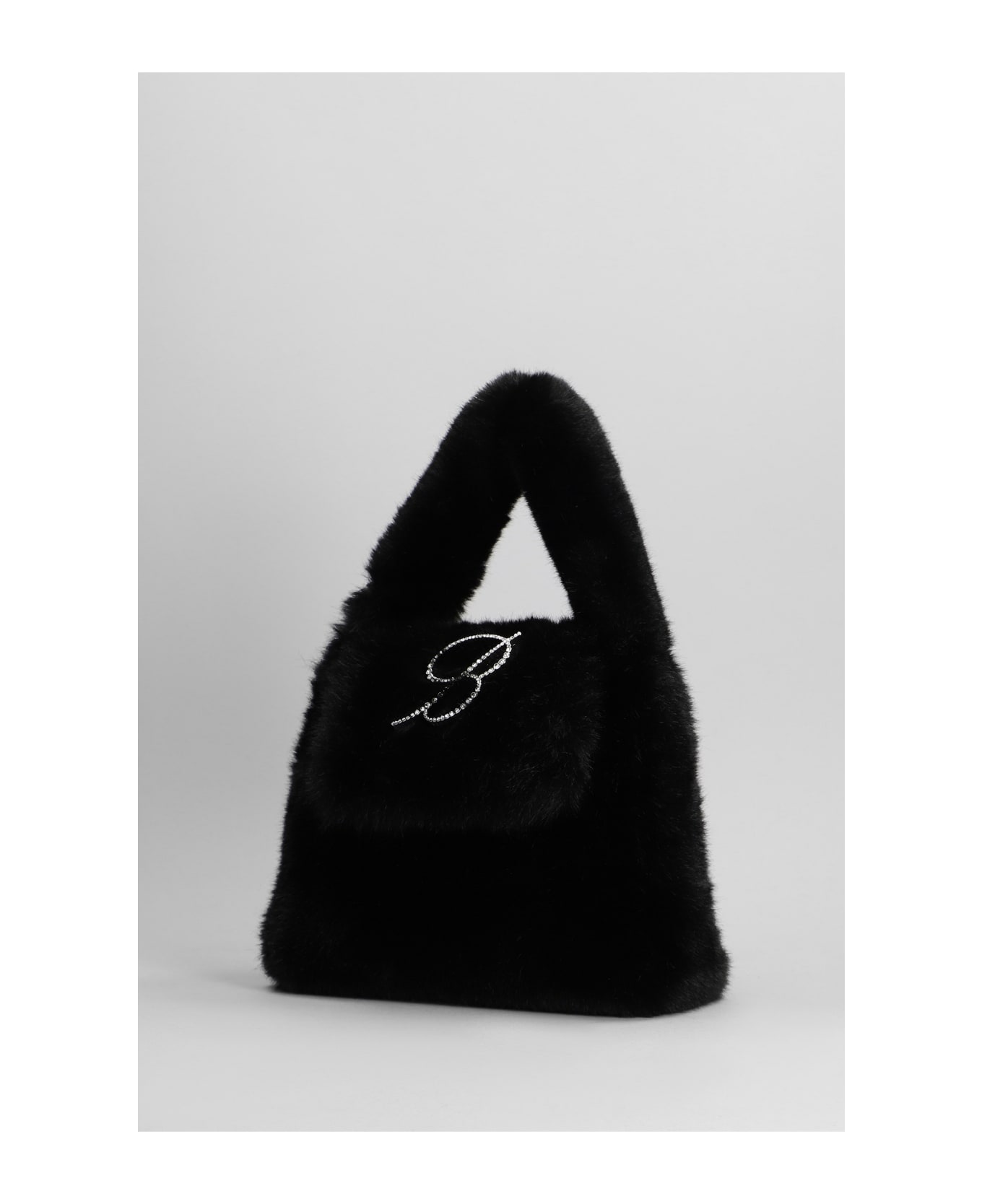 Blumarine Hand Bag In Black Polyester - black