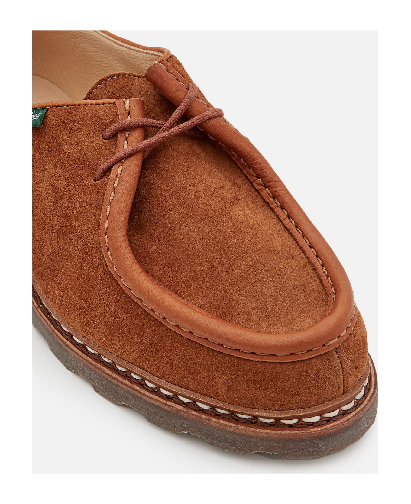 Paraboot Michael Suede Lace-up Loafer - Brown