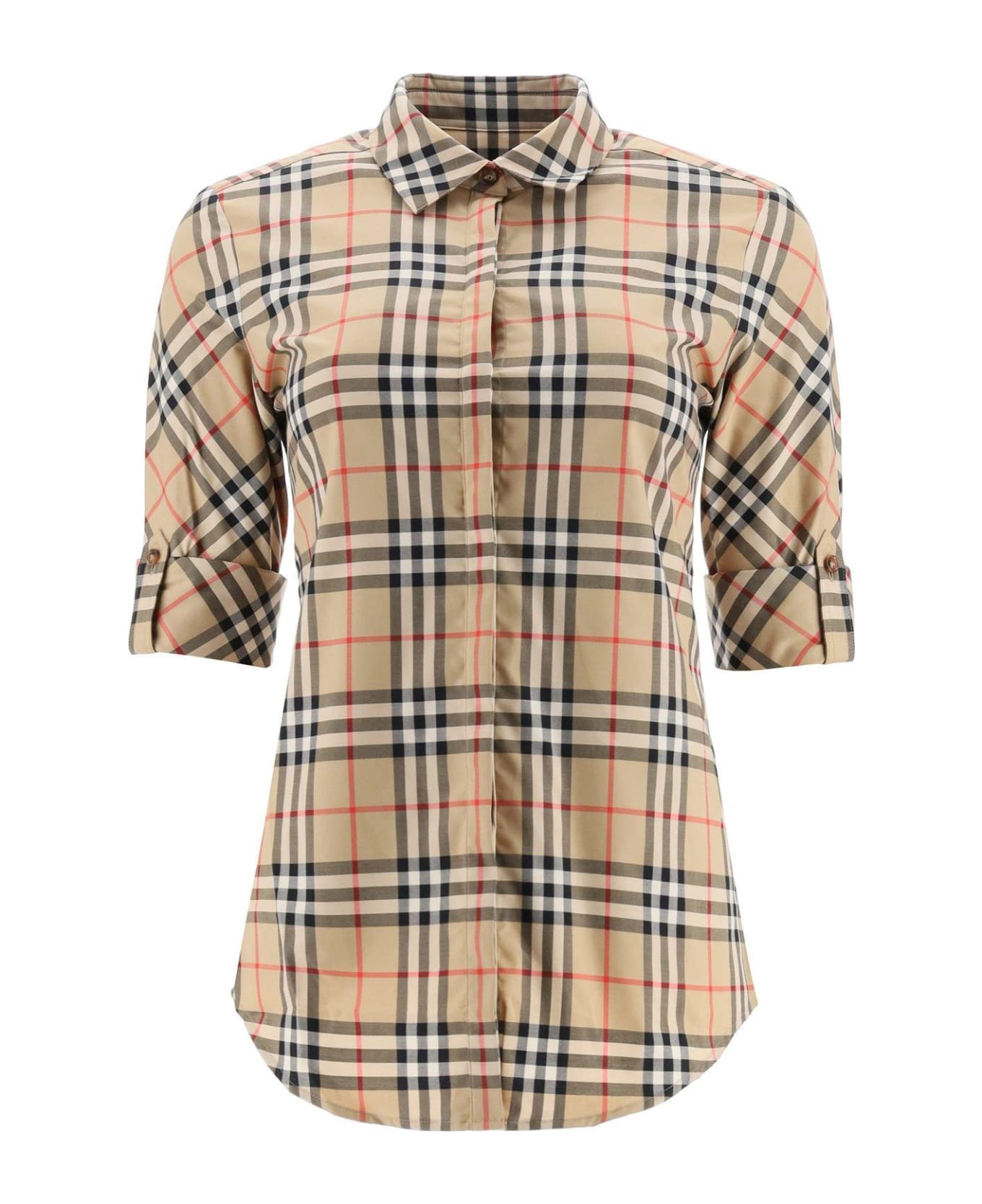 Burberry Vintage Checked Short-sleeved Shirt - Beige シャツ